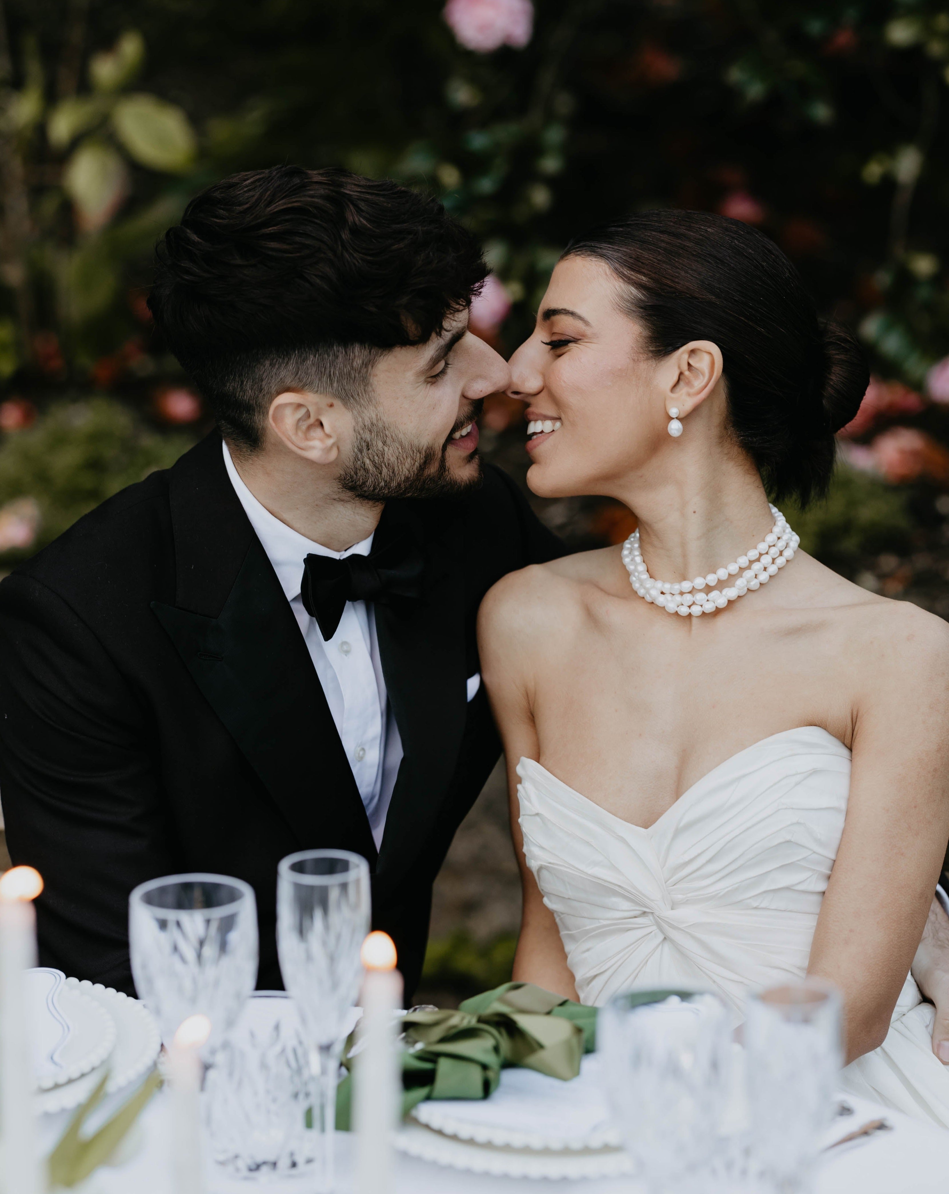 Elisse 3 Row Pearl Choker