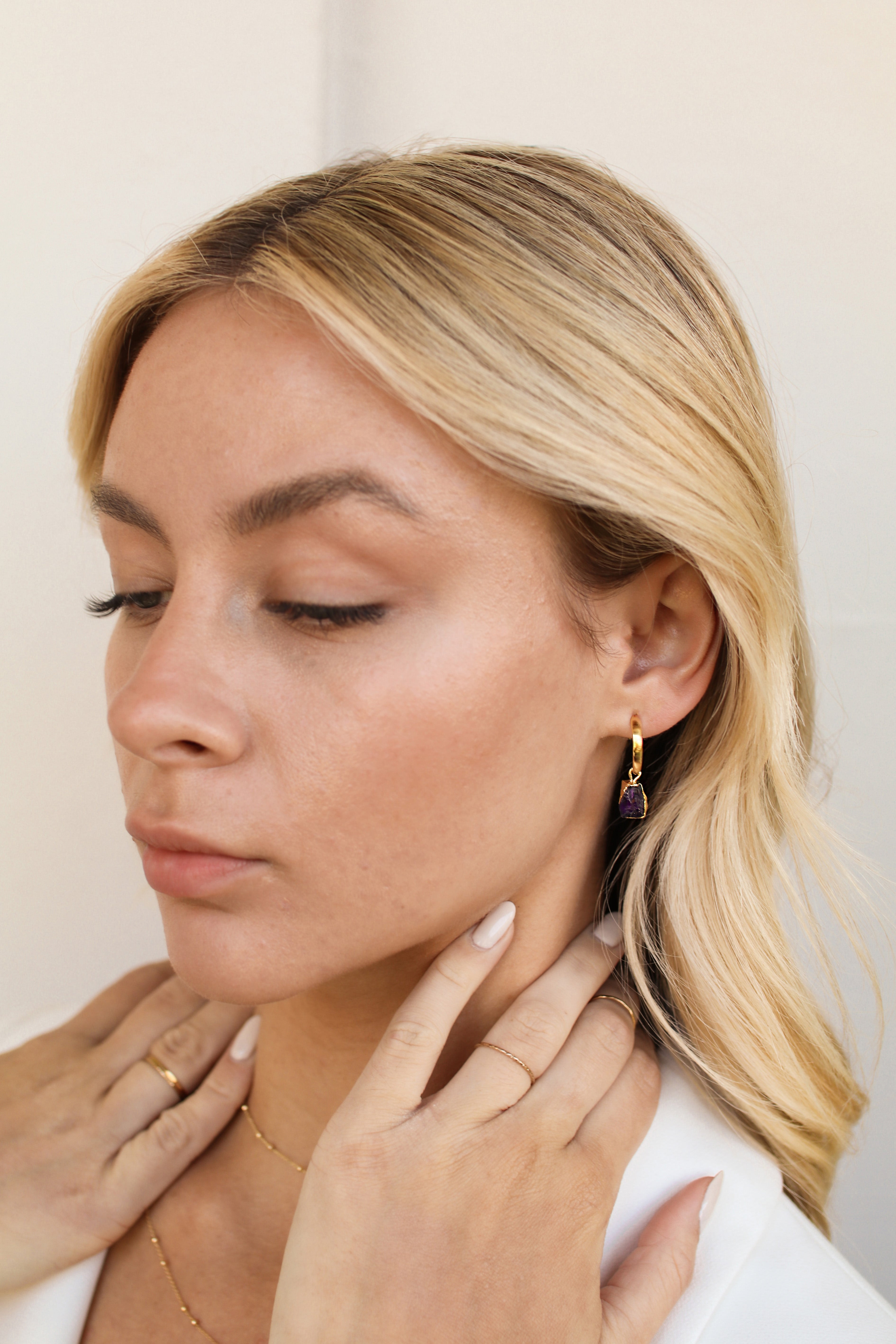 February Birthstone | Amethyst Earrings