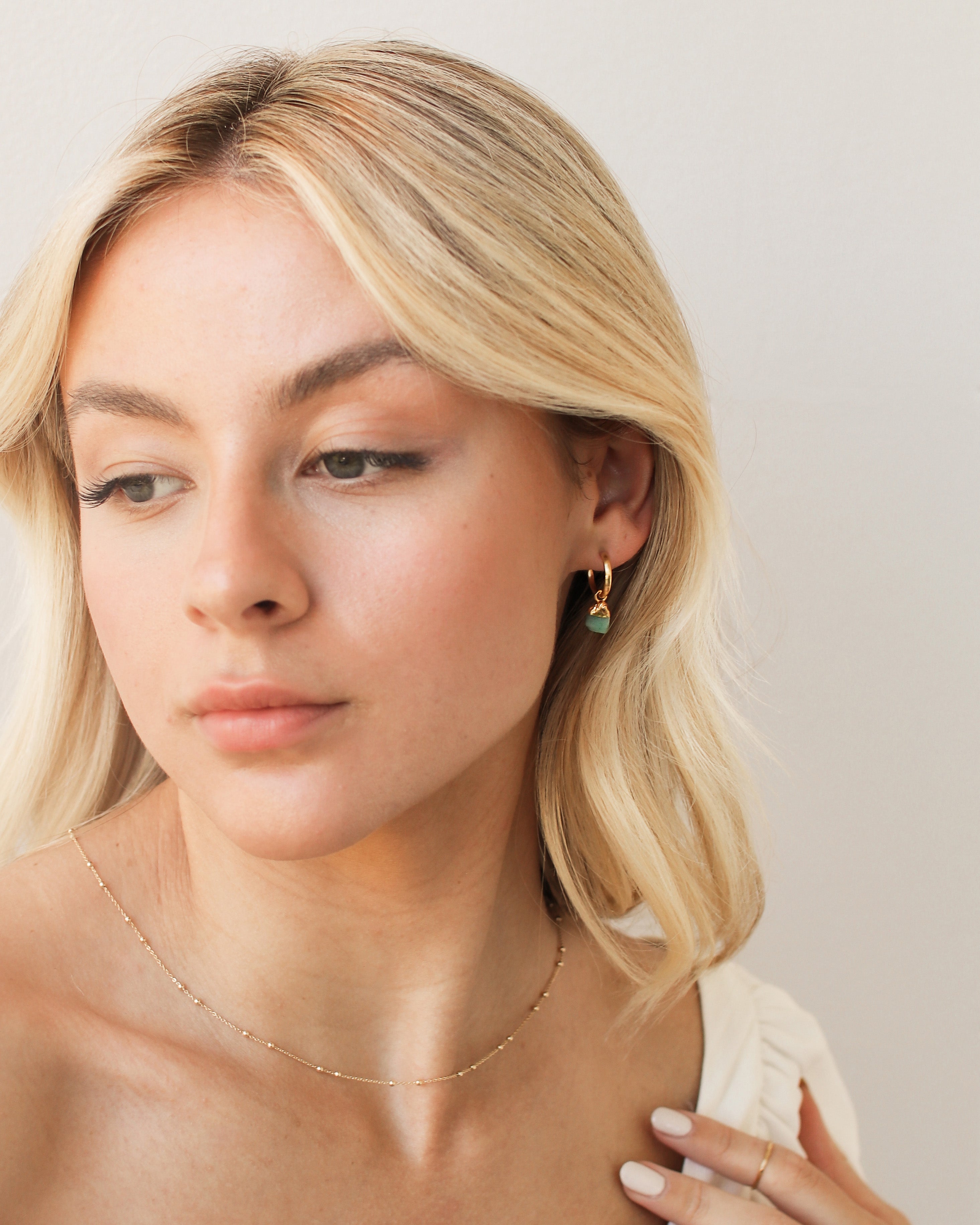 May Birthstone | Emerald Earrings