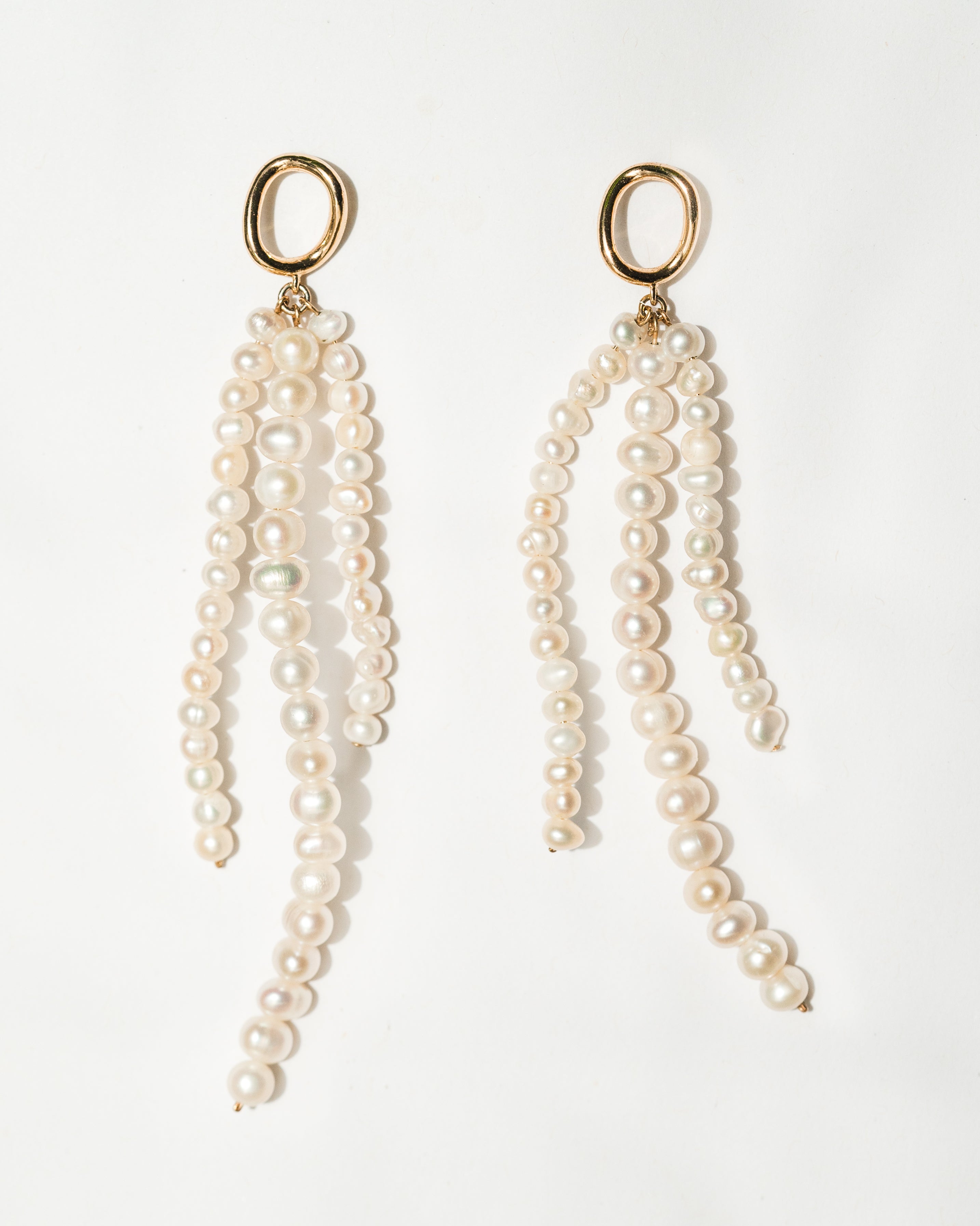 Coral Pearl Earrings