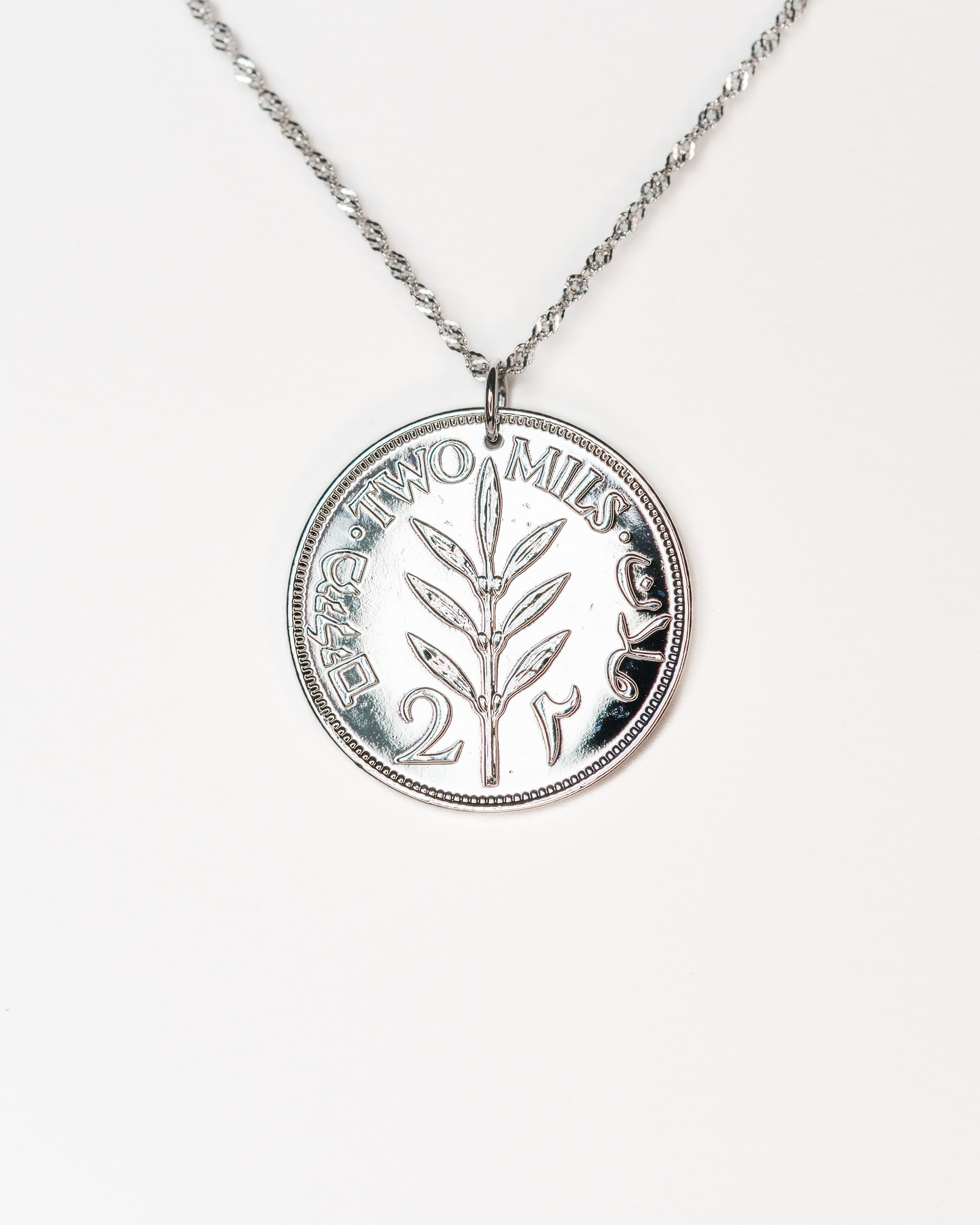 Palestine | 1927 Medallion Coin Necklace