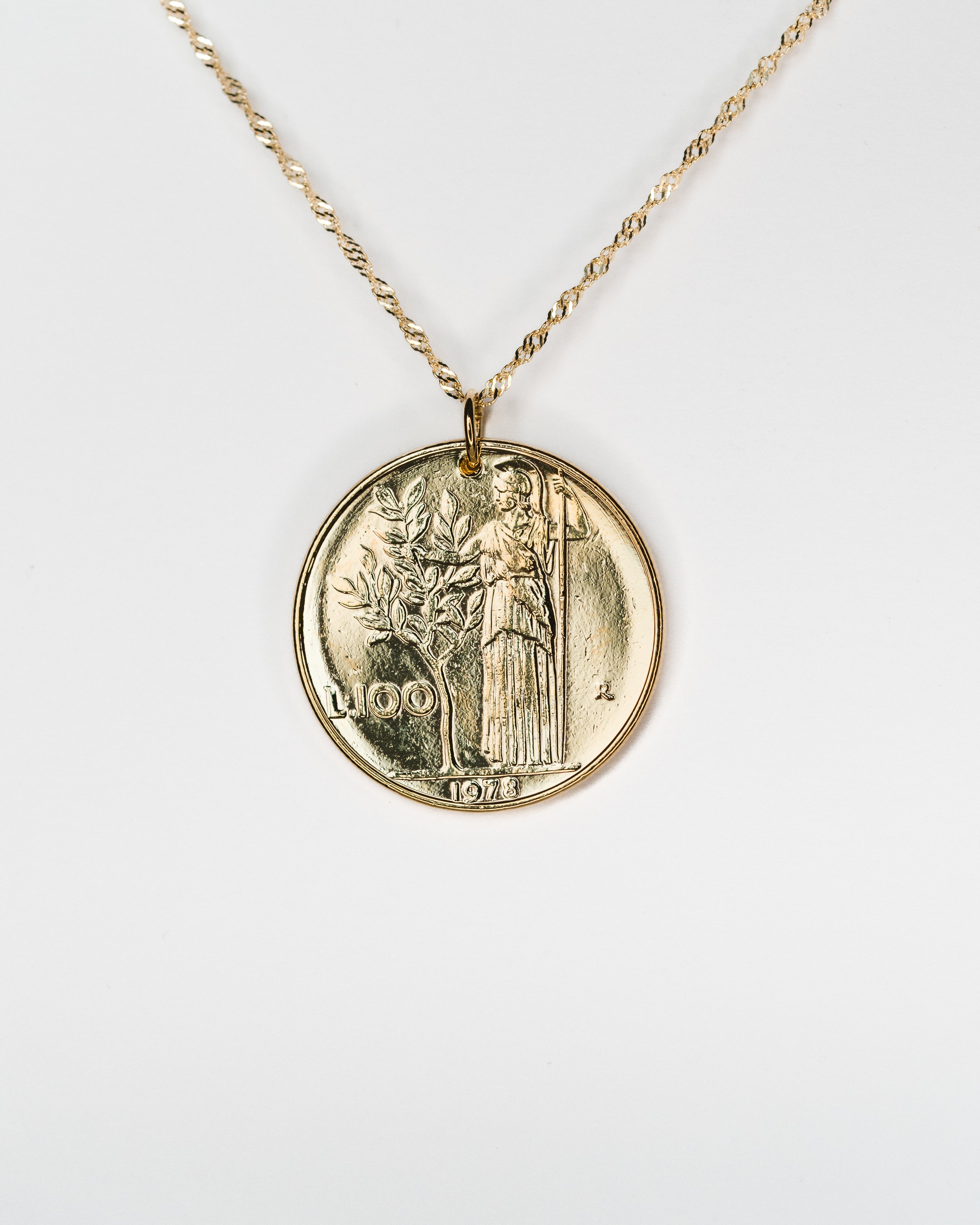 Italy | Minerva Coin Pendant