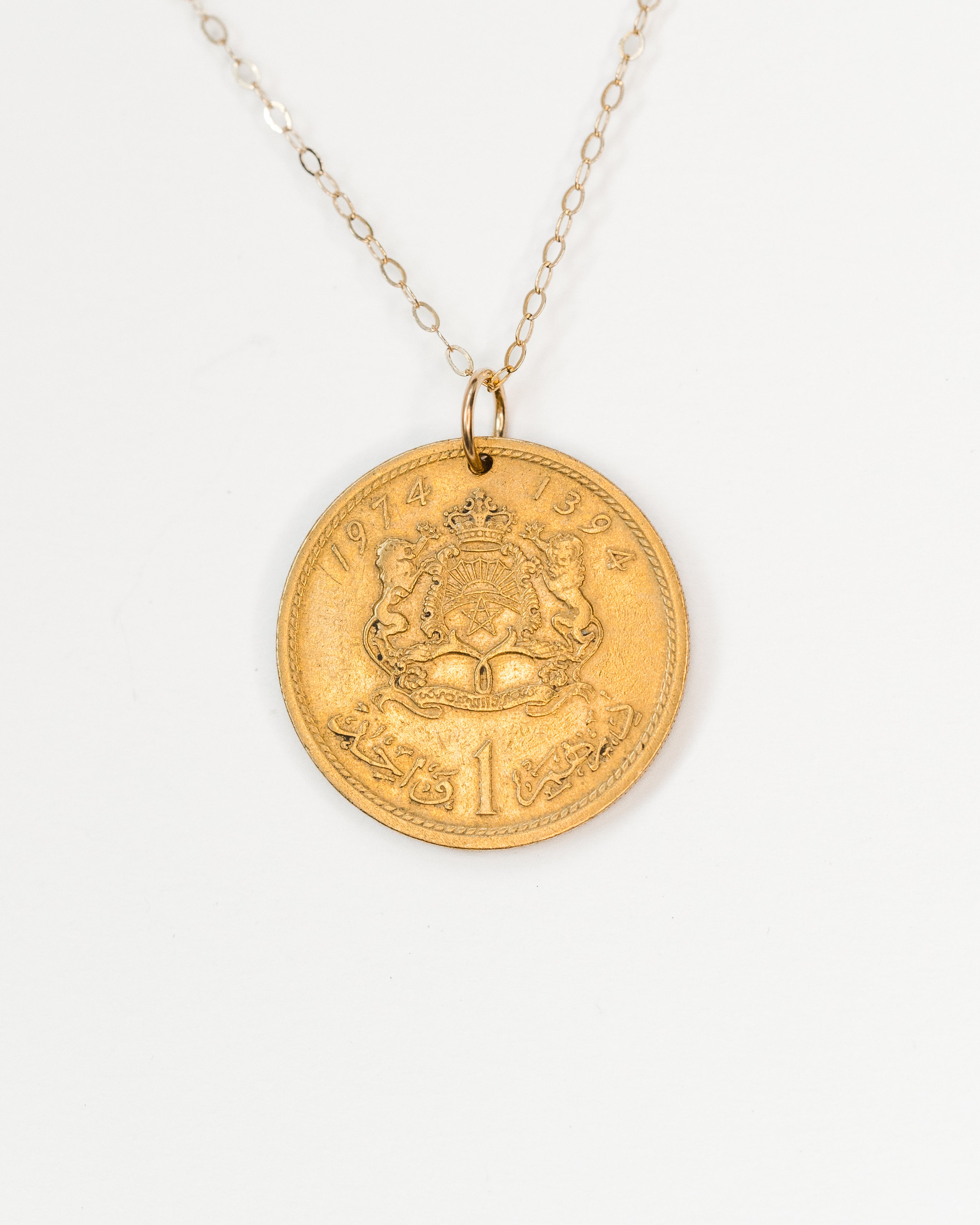 Morocco | Coat of Arms Coin Pendant