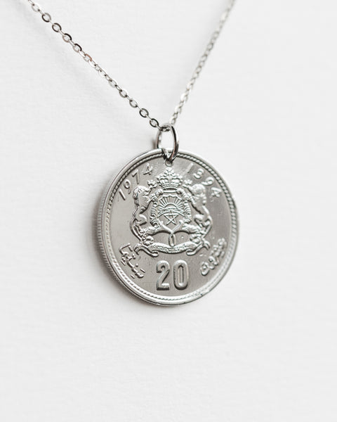 Morocco | Coat of Arms Coin Pendant
