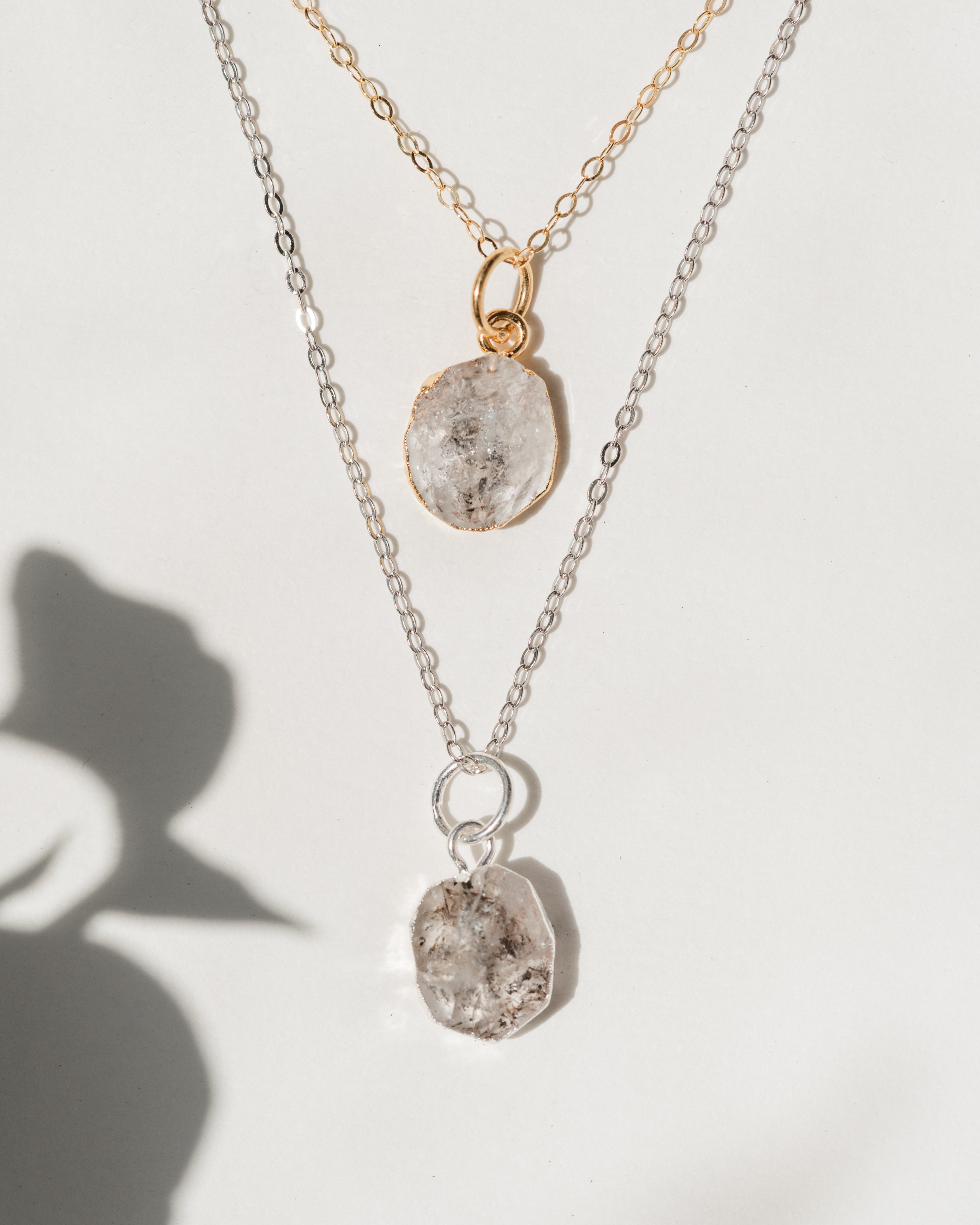 April Birthstone | Herkimer Diamond Necklace