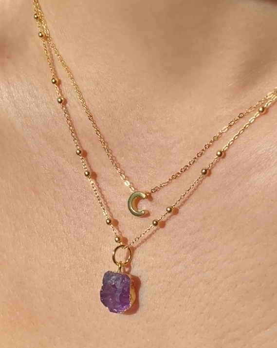 February Birthstone | Amethyst Necklace