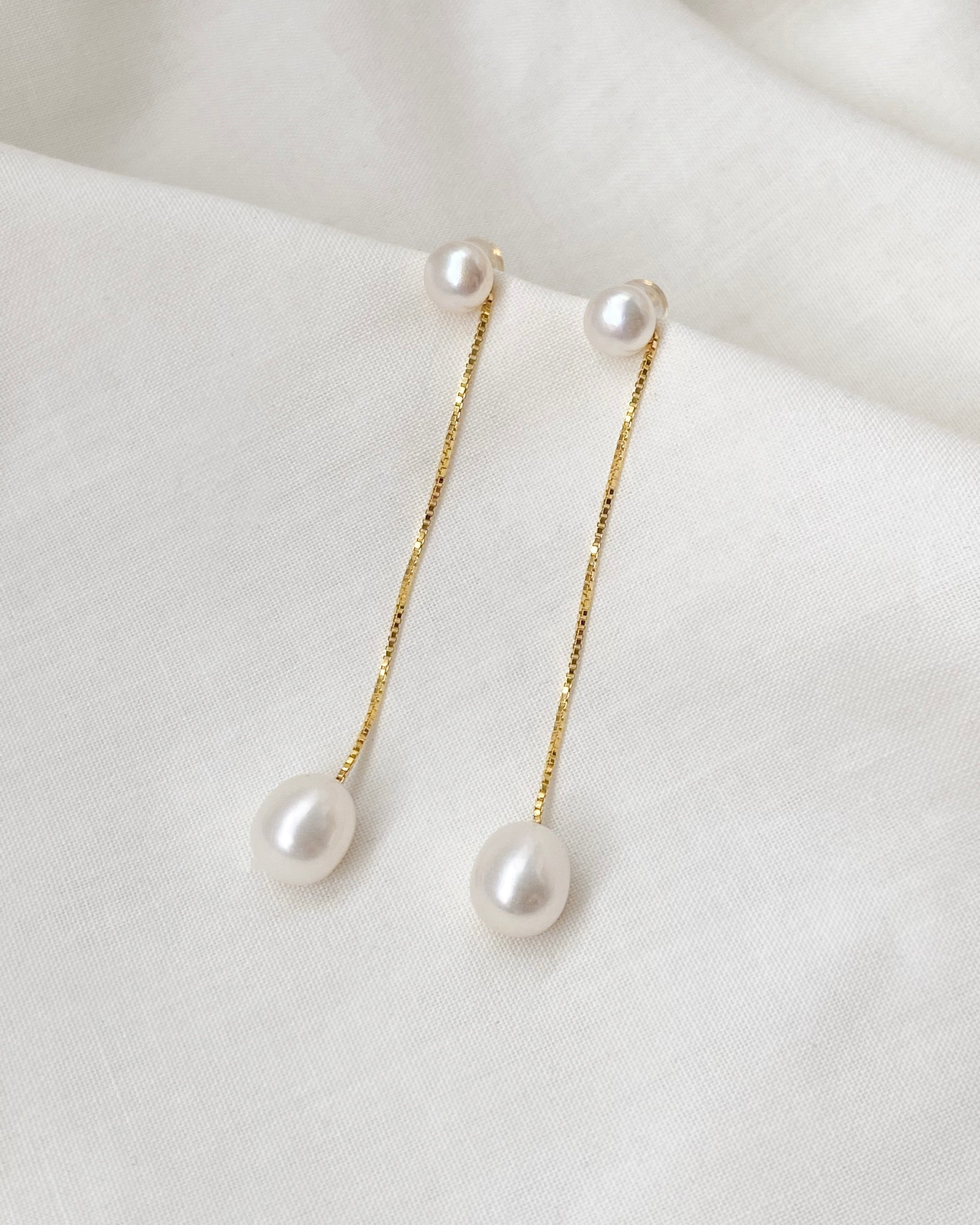 Menaka II Pearl Earrings