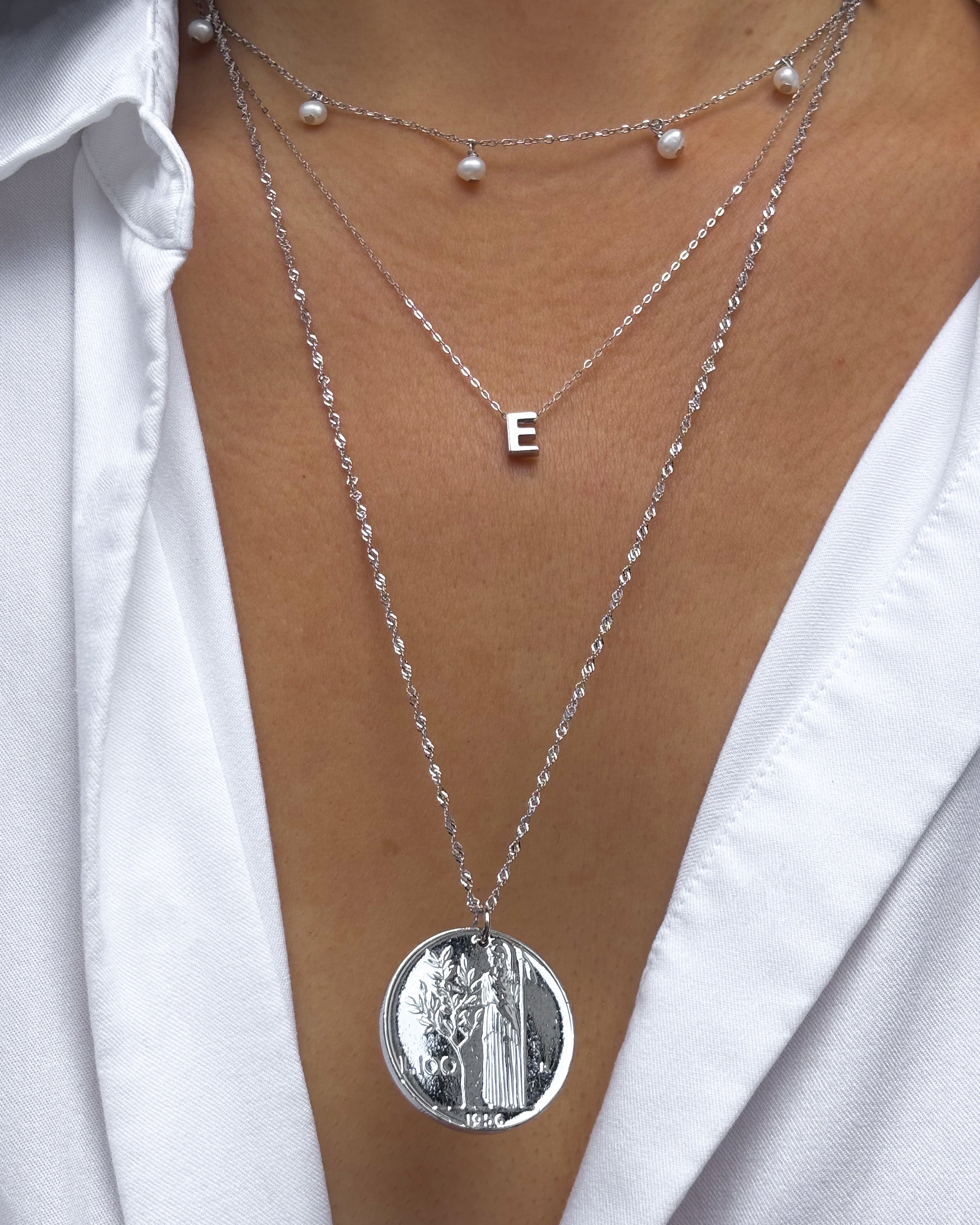 Italy | Minerva Coin Necklace