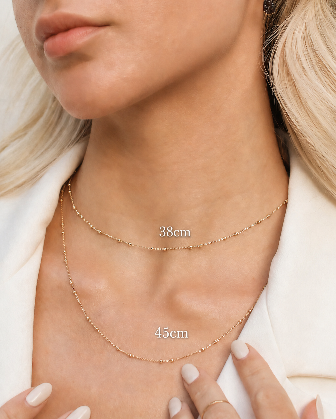 Lea Double Bead Chain Necklace™