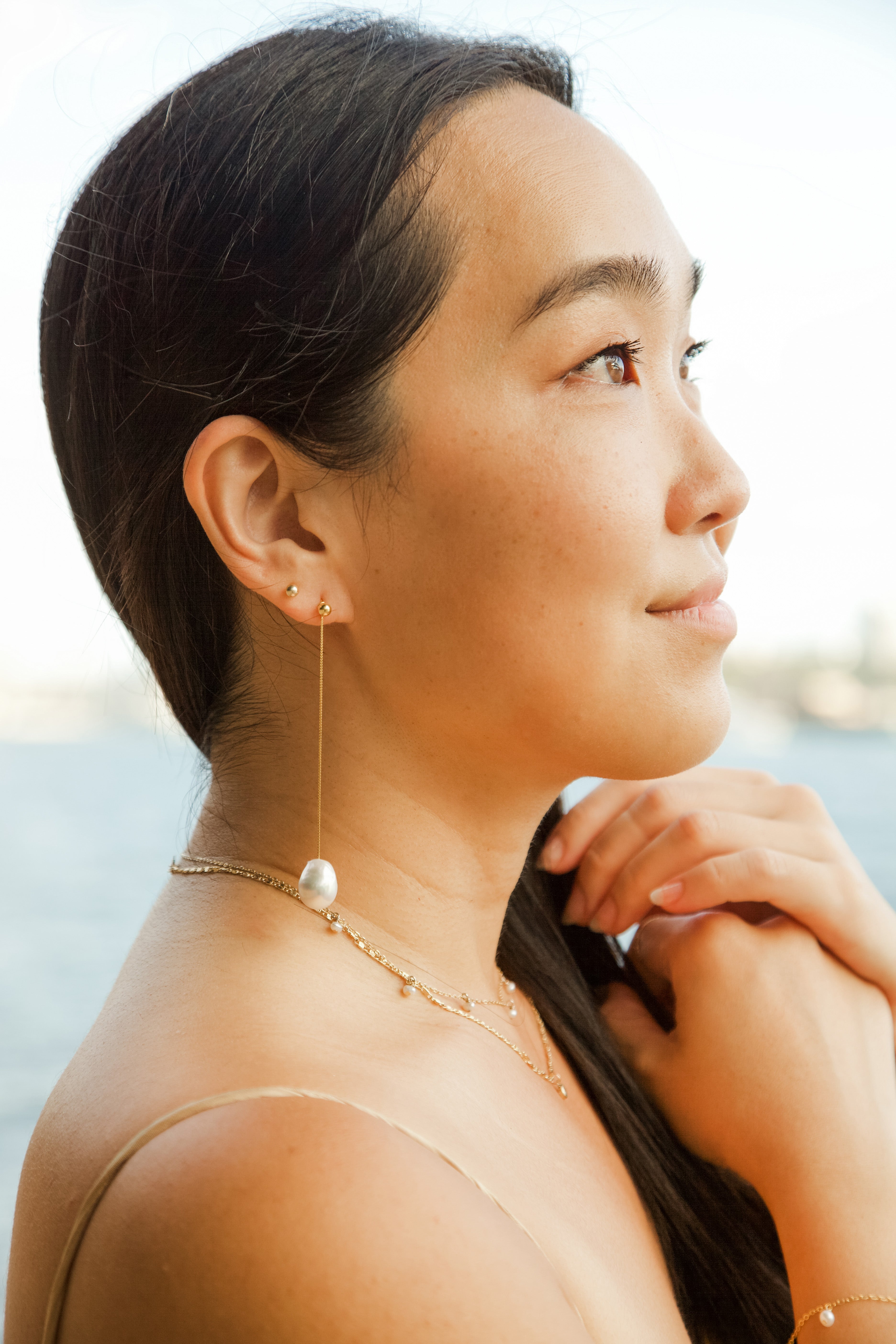 Natalie Pearl Earrings