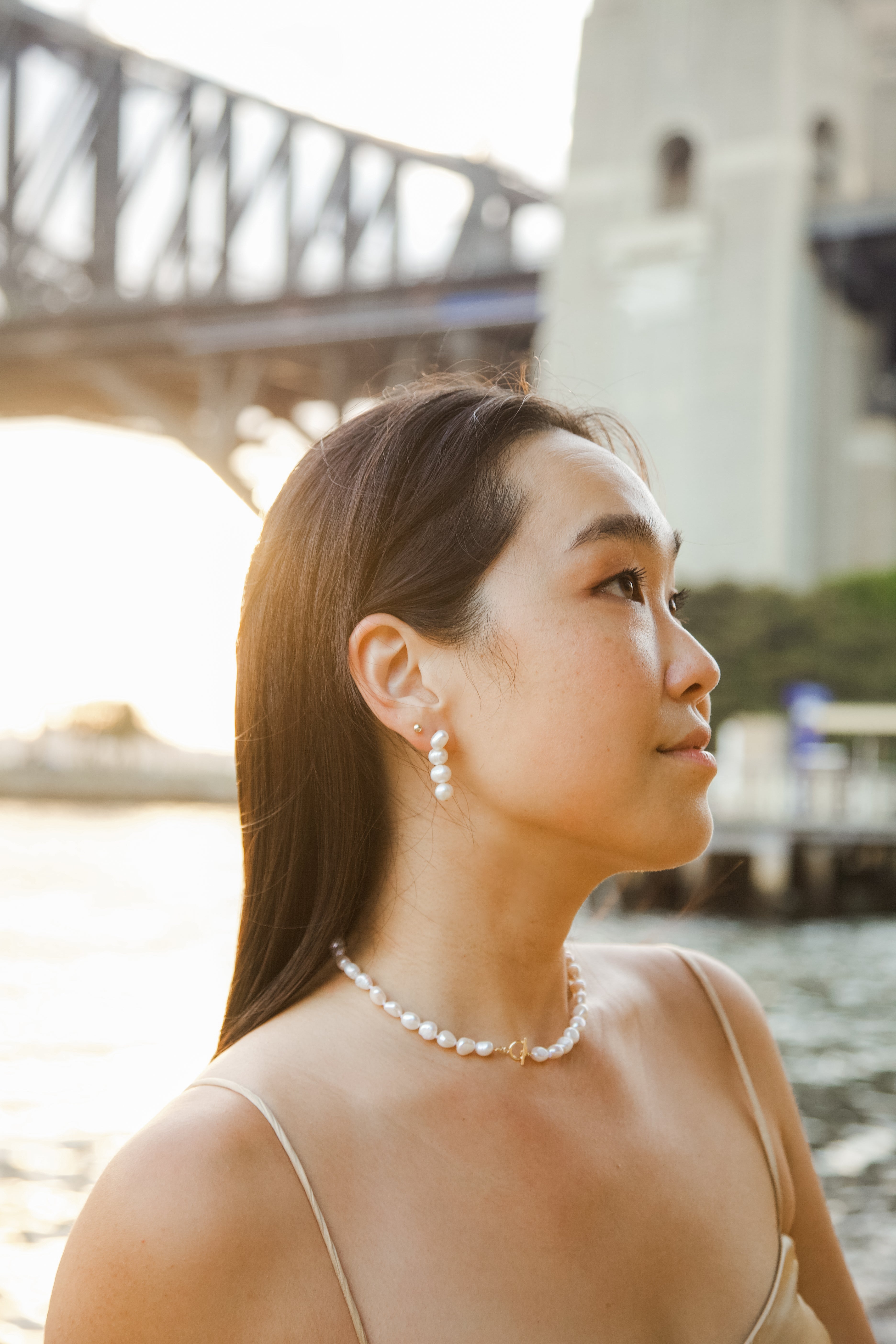 Elisse Single Pearl Choker