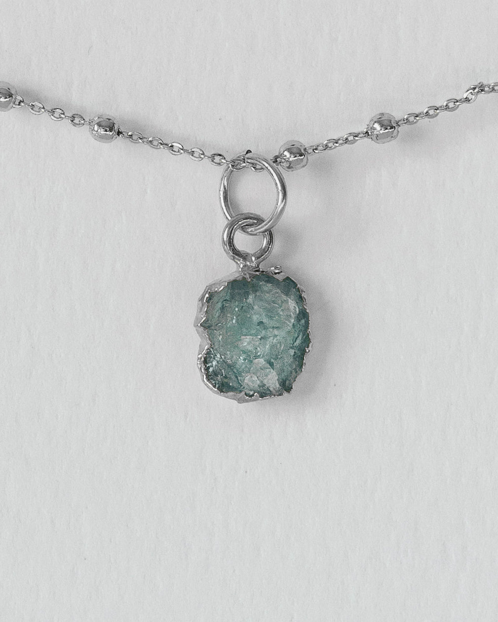 March Birthstone | Aquamarine Necklace