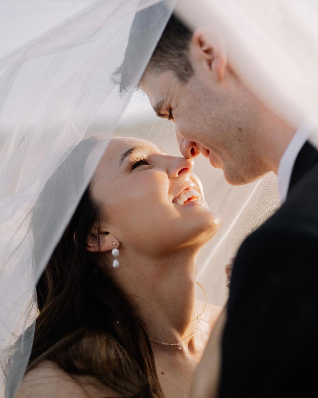 Elisse Double Pearl Studs | Solid Gold