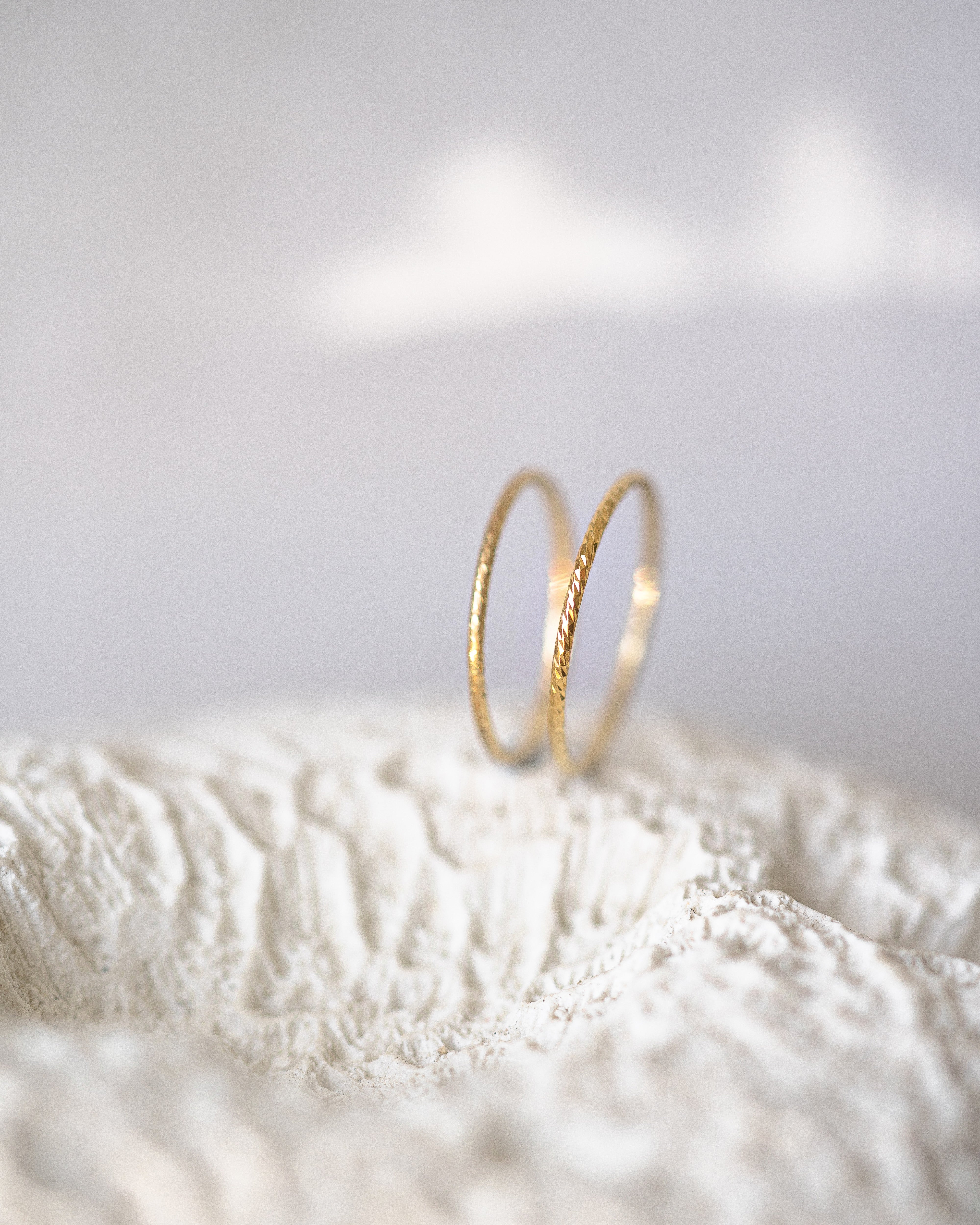 Sparkle Minimal Stacking Ring