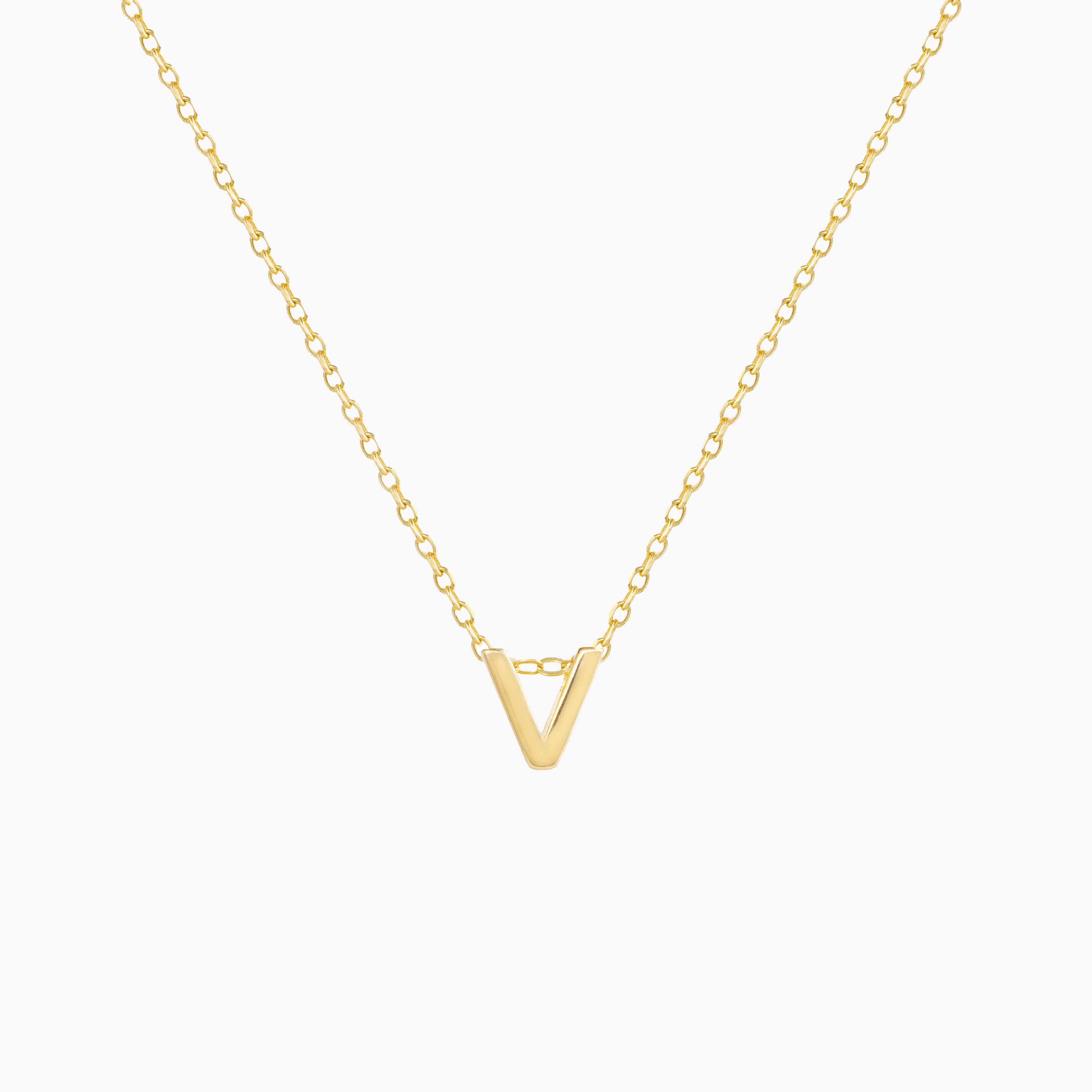 V - Alphabet Necklace