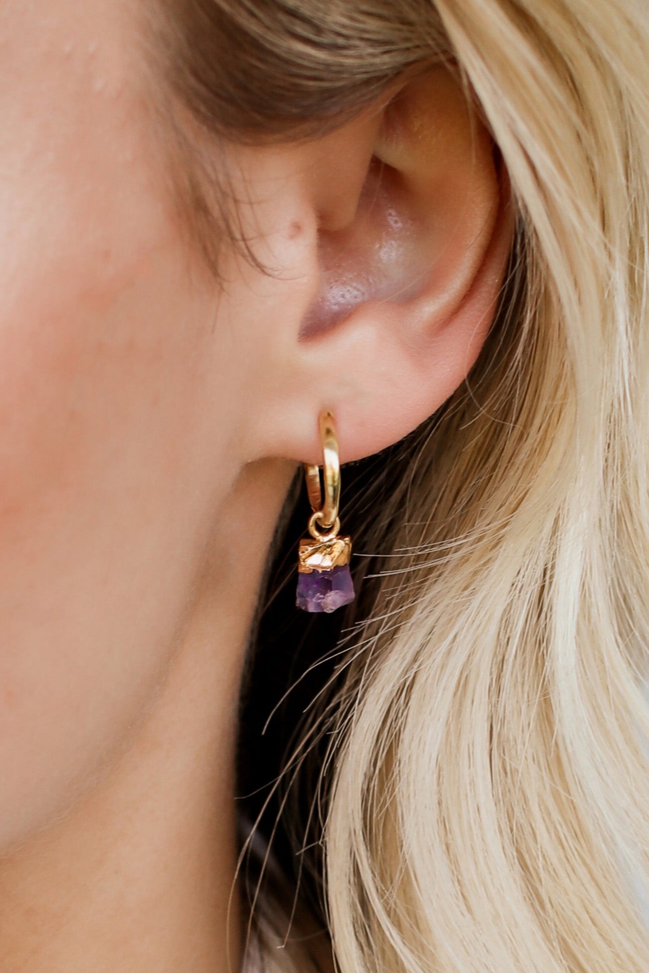 February Birthstone | Amethyst Earrings