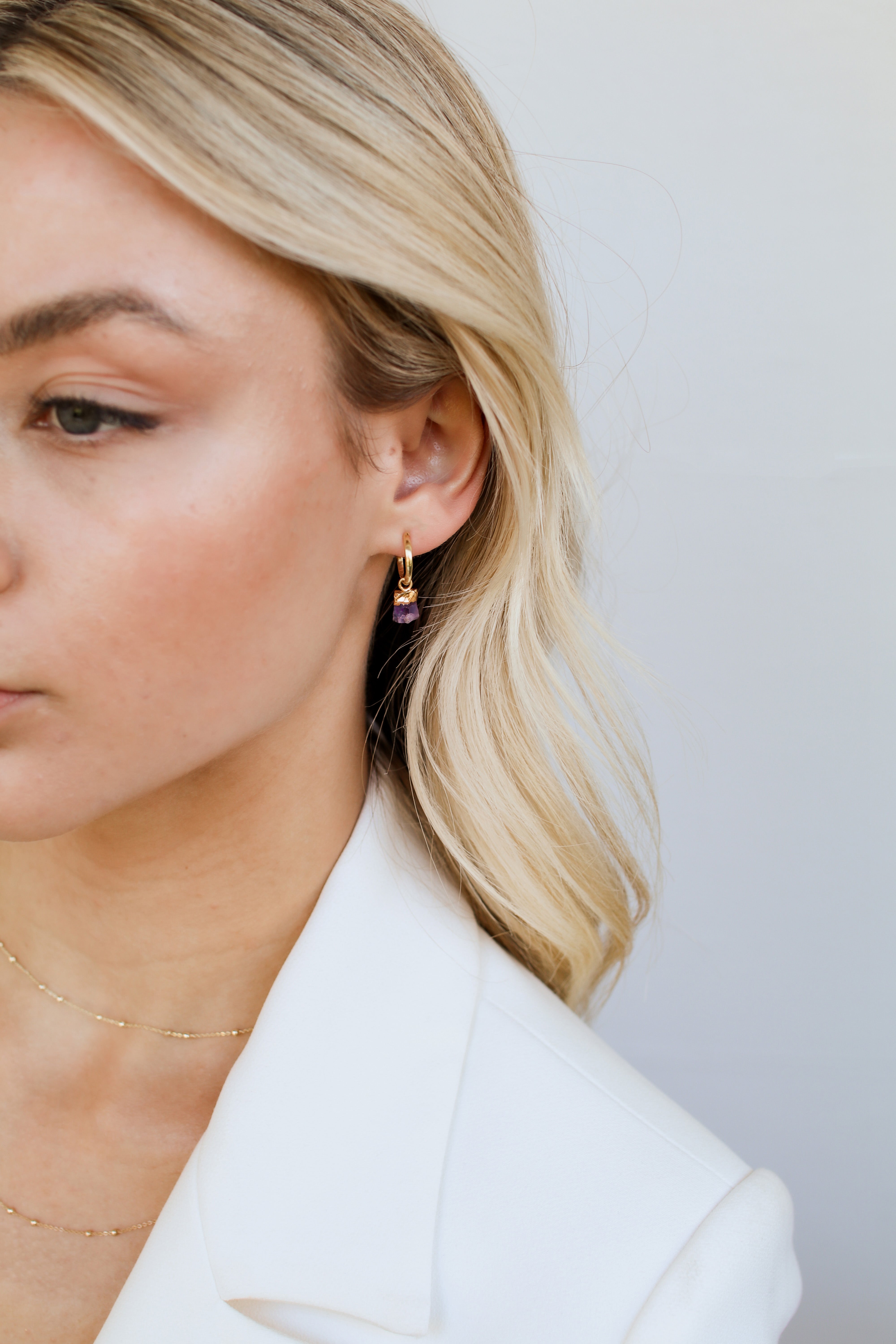 February Birthstone | Amethyst Earrings