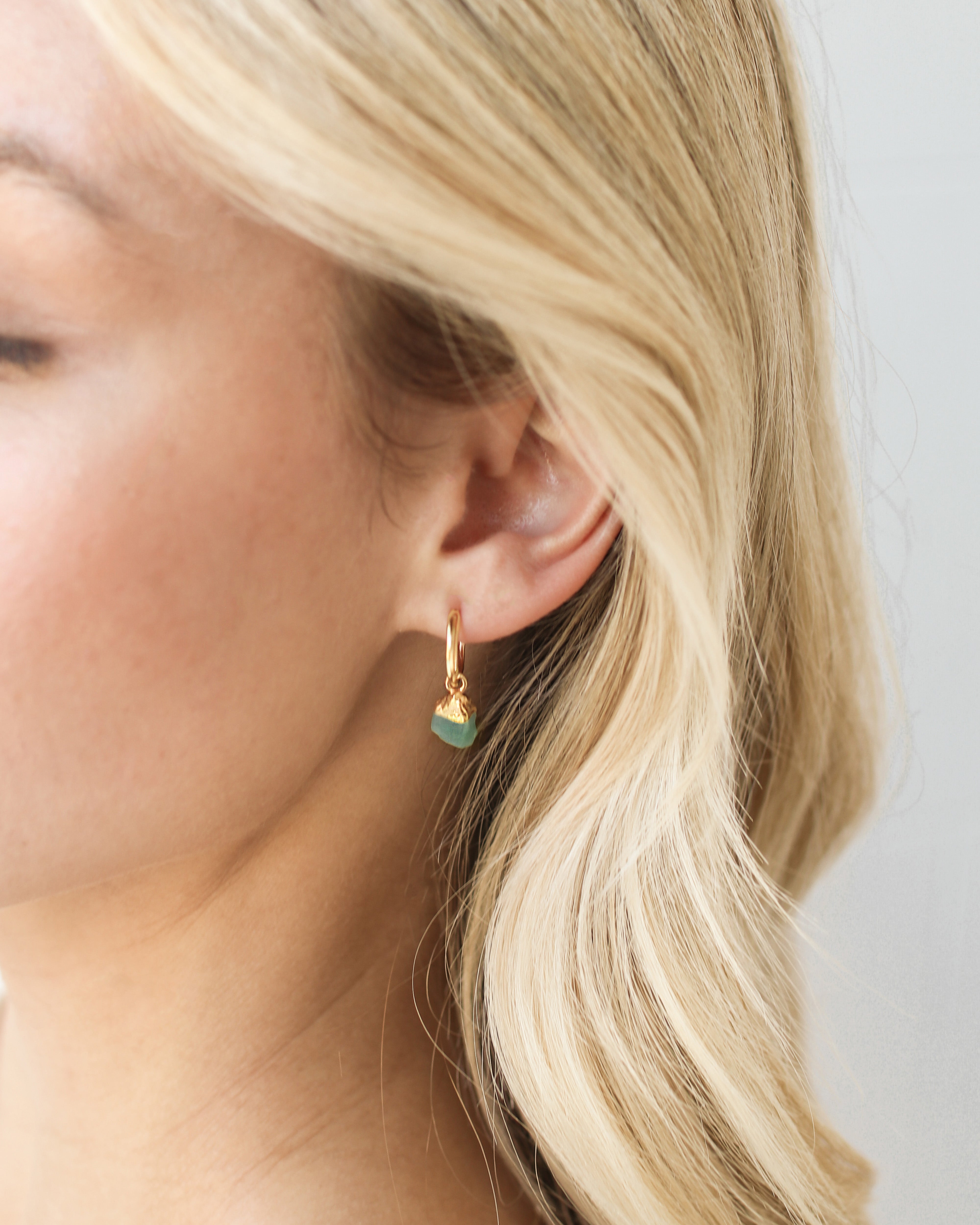 May Birthstone | Emerald Earrings