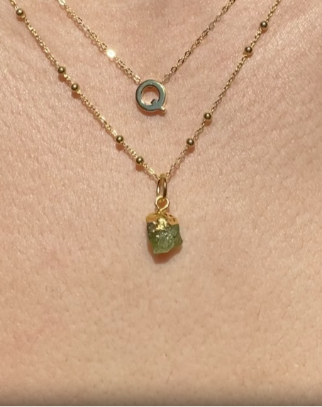 August Birthstone | Peridot Necklace