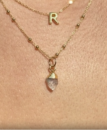 April Birthstone | Herkimer Diamond Necklace
