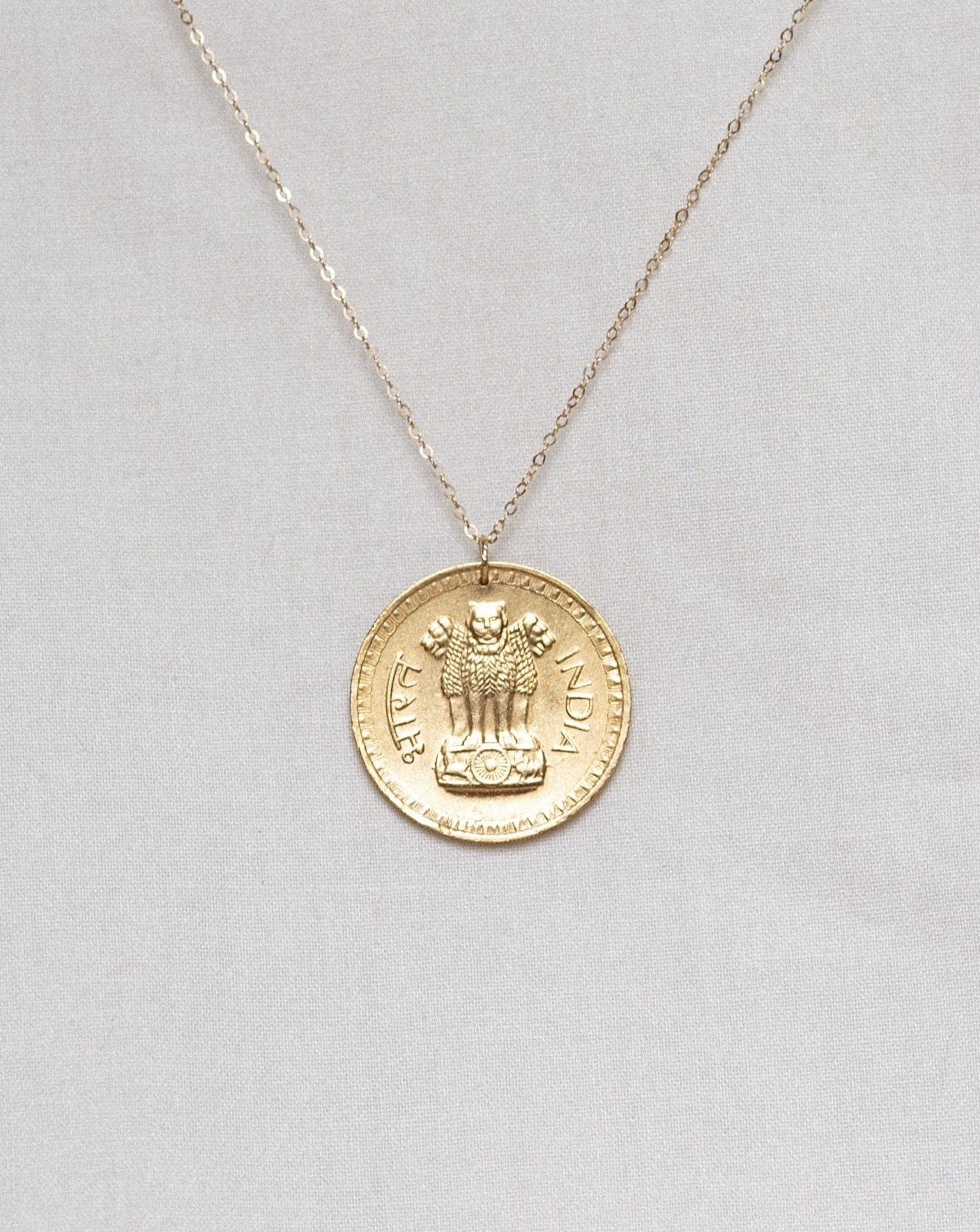 India | Medallion Coin Necklace