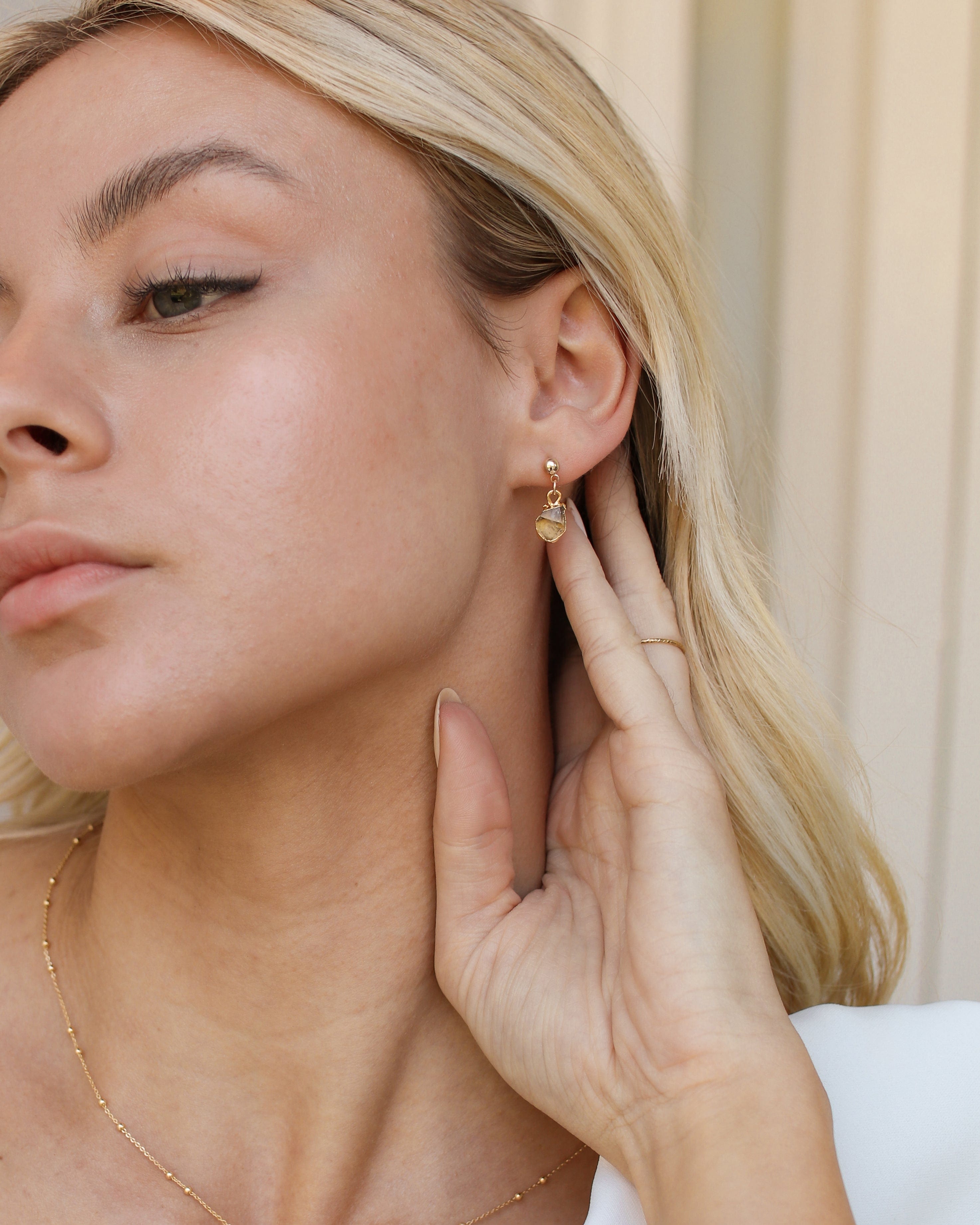 November Birthstone | Citrine Earrings