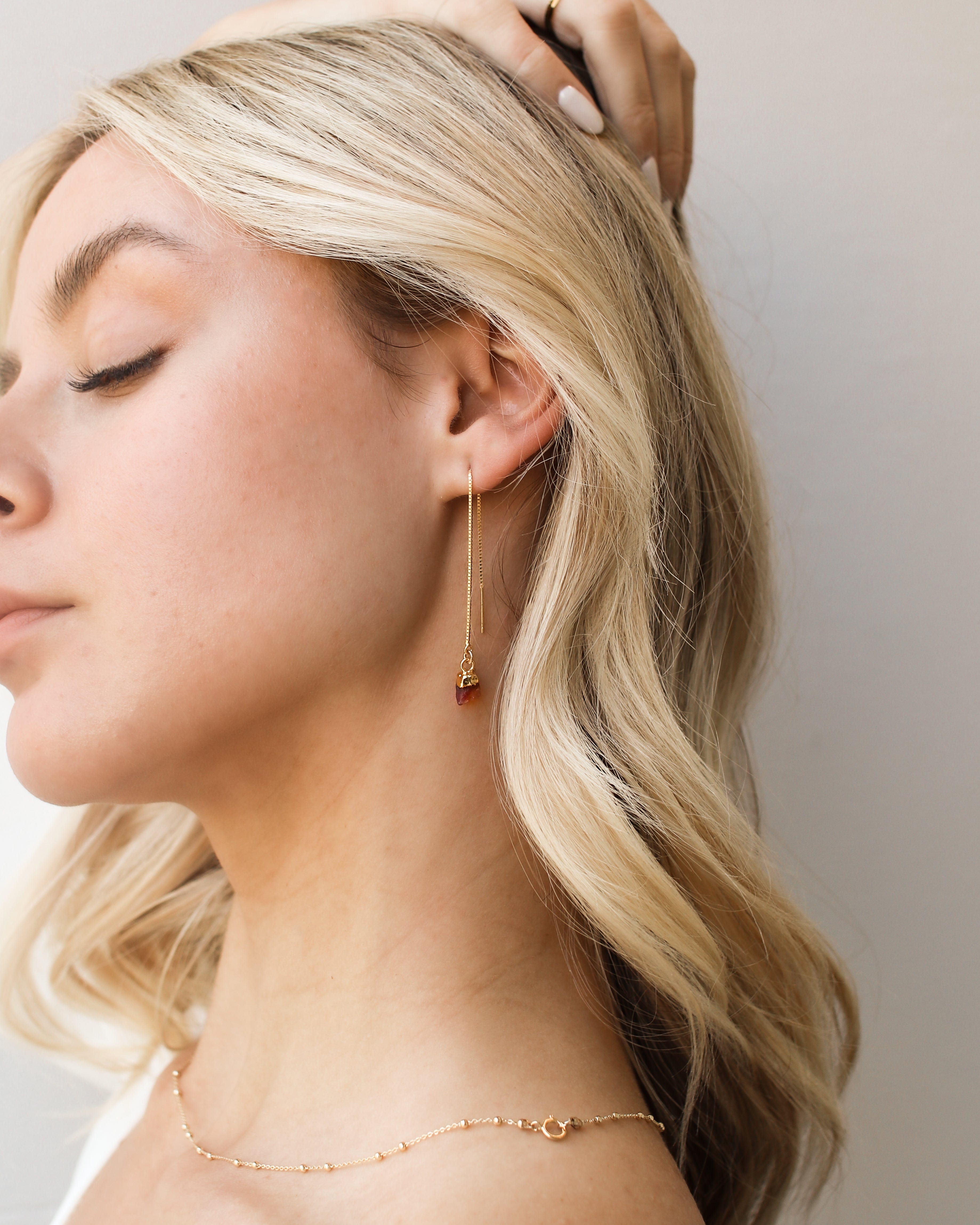 July Birthstone | Ruby Earrings