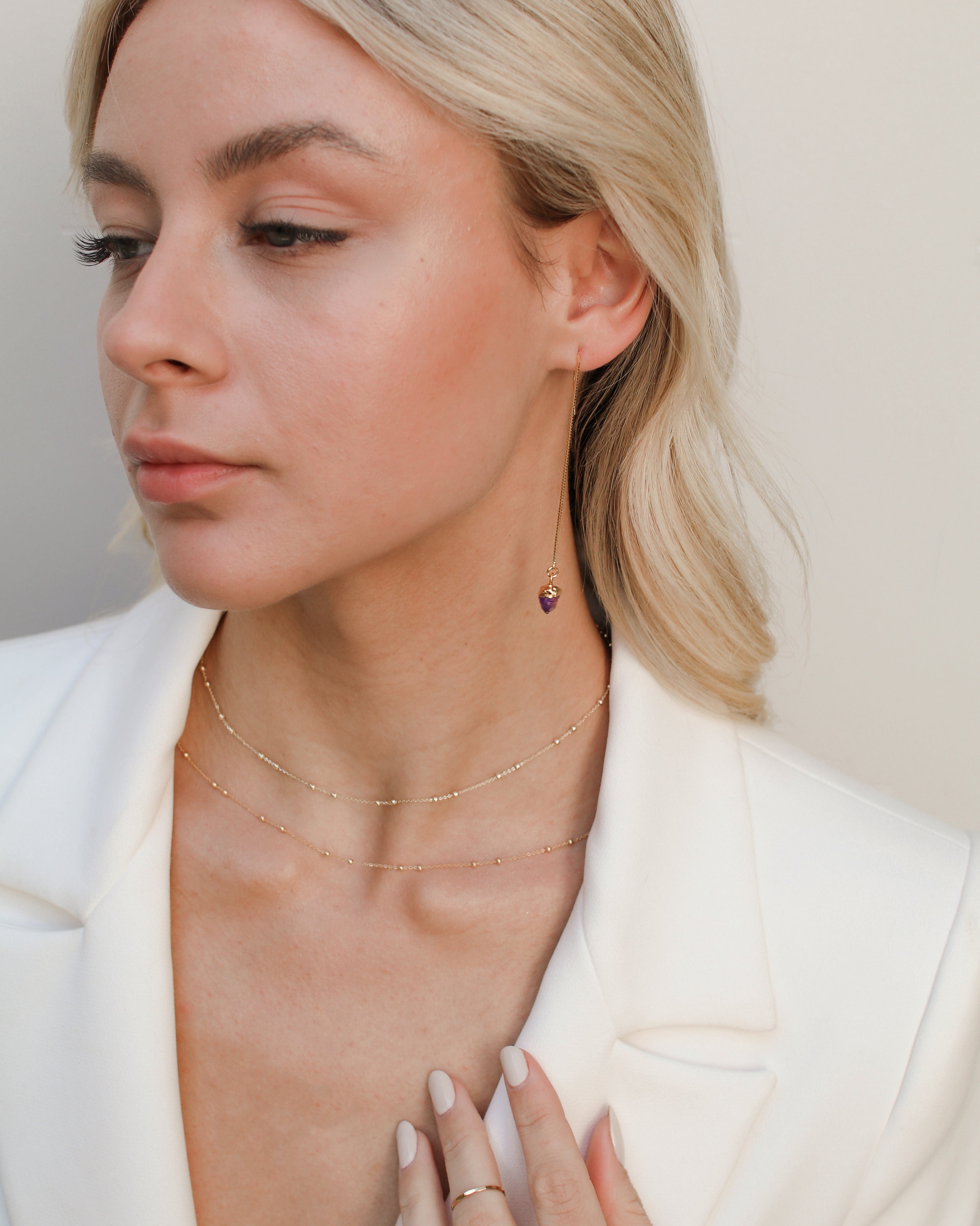 February Birthstone | Amethyst Earrings