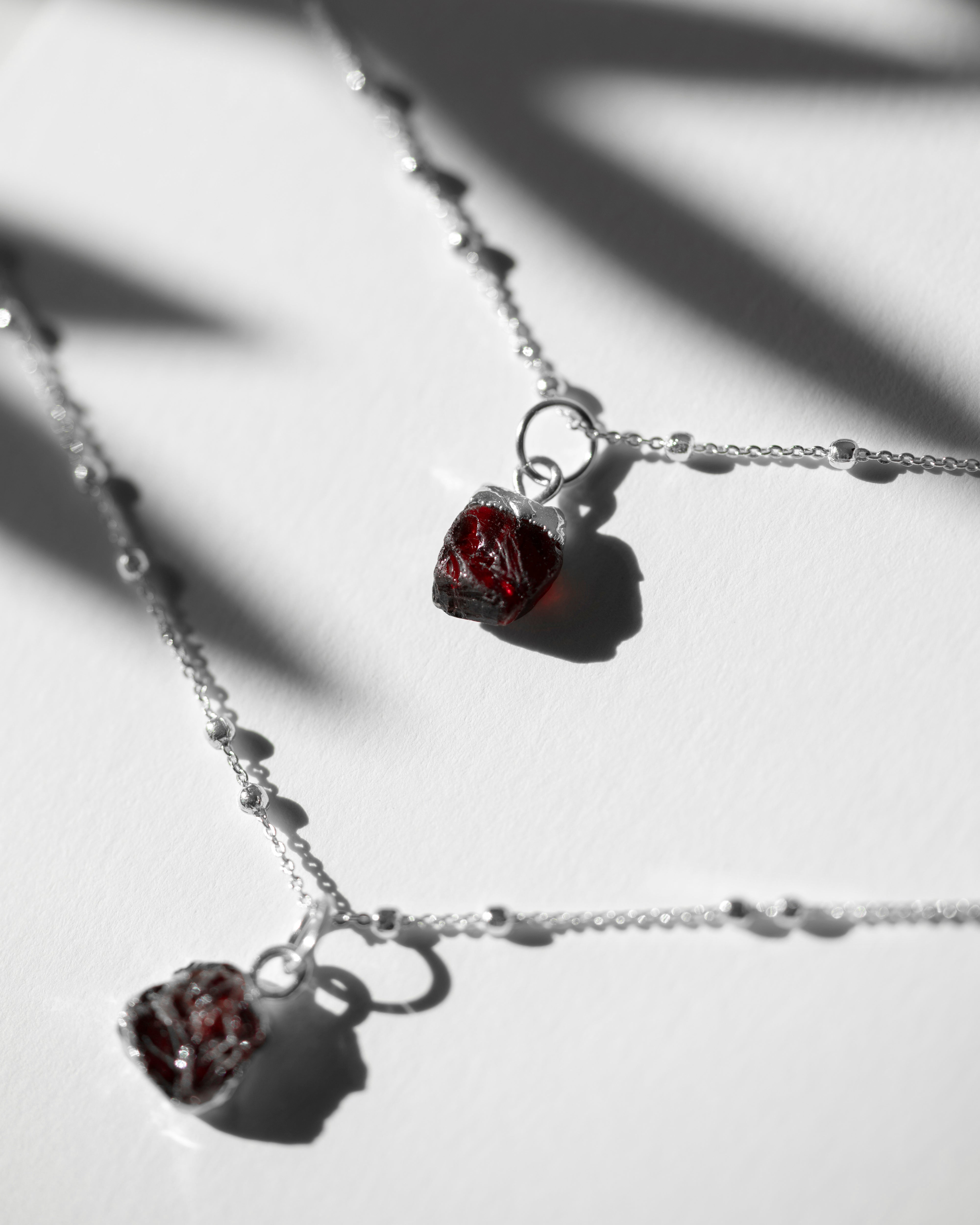 January Birthstone | Garnet Necklace