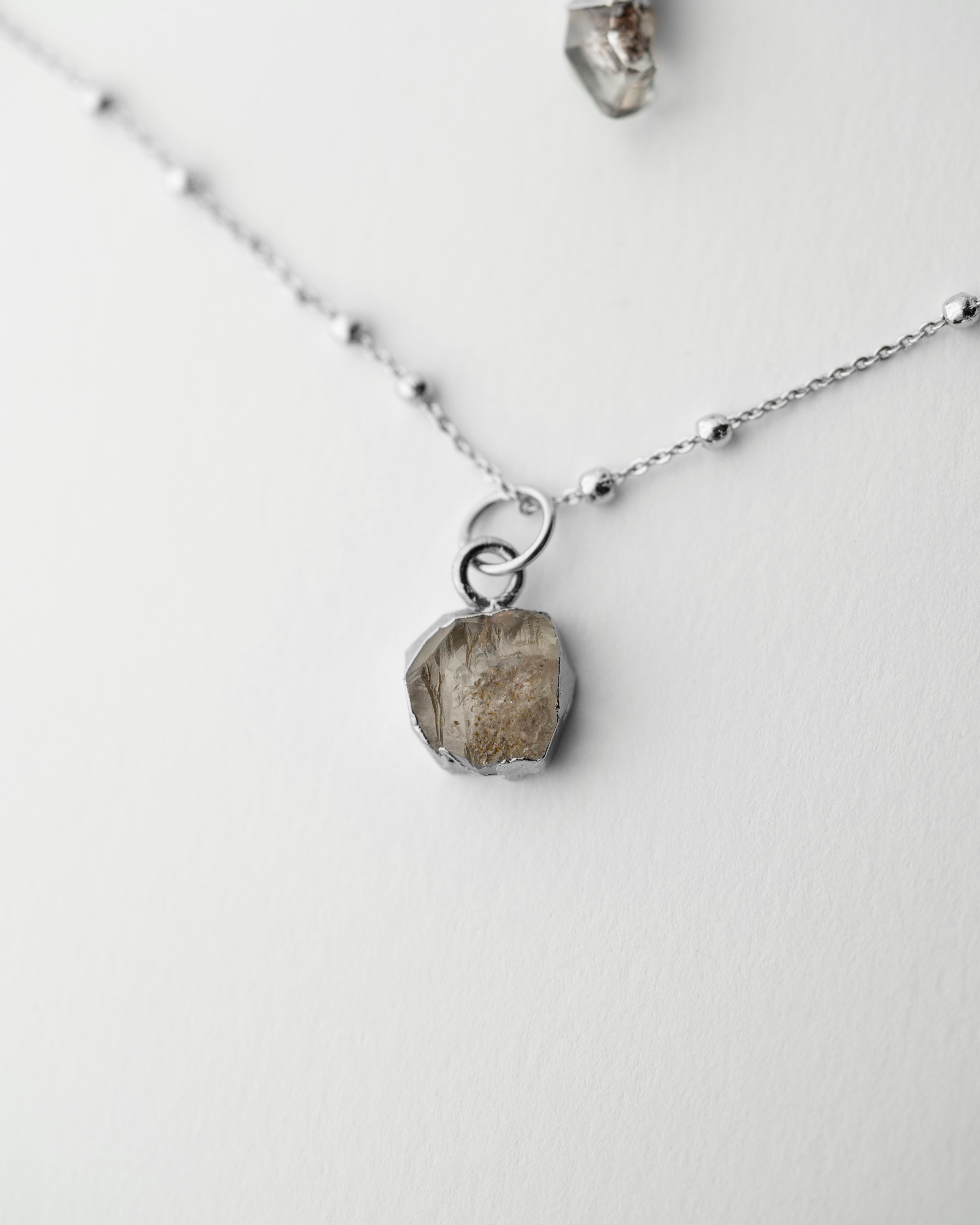 April Birthstone | Herkimer Diamond Necklace