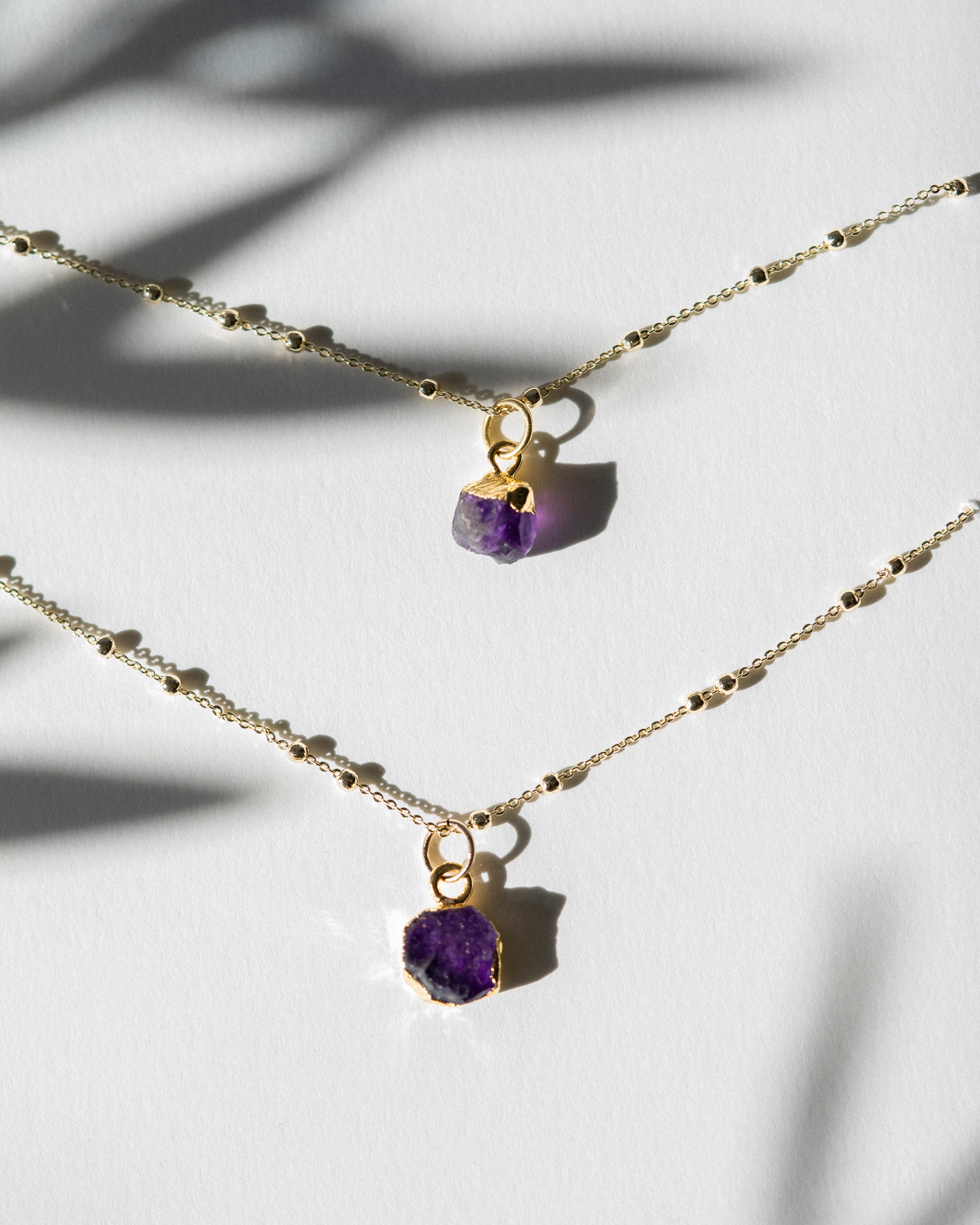 February Birthstone | Amethyst Necklace