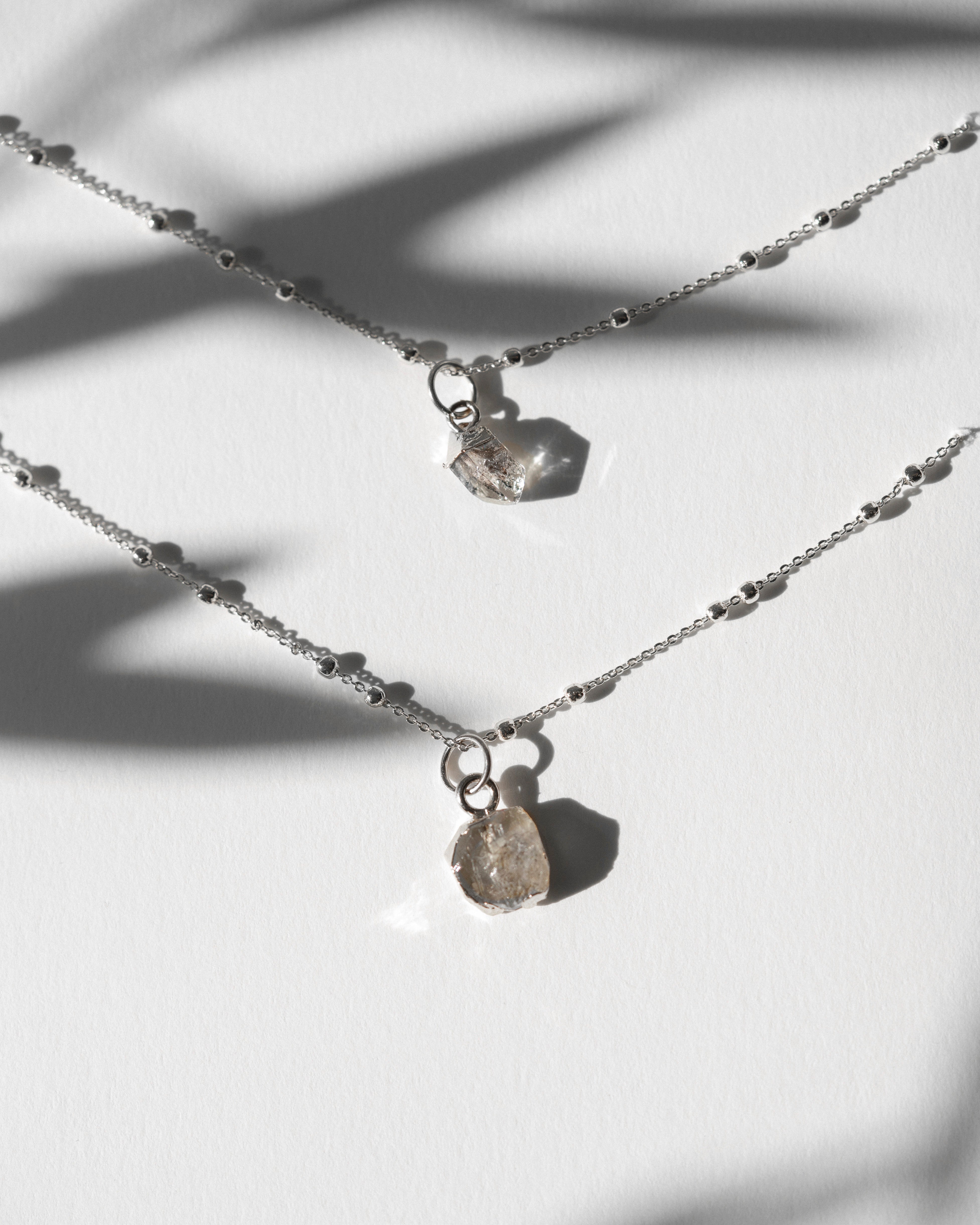 April Birthstone | Herkimer Diamond Necklace