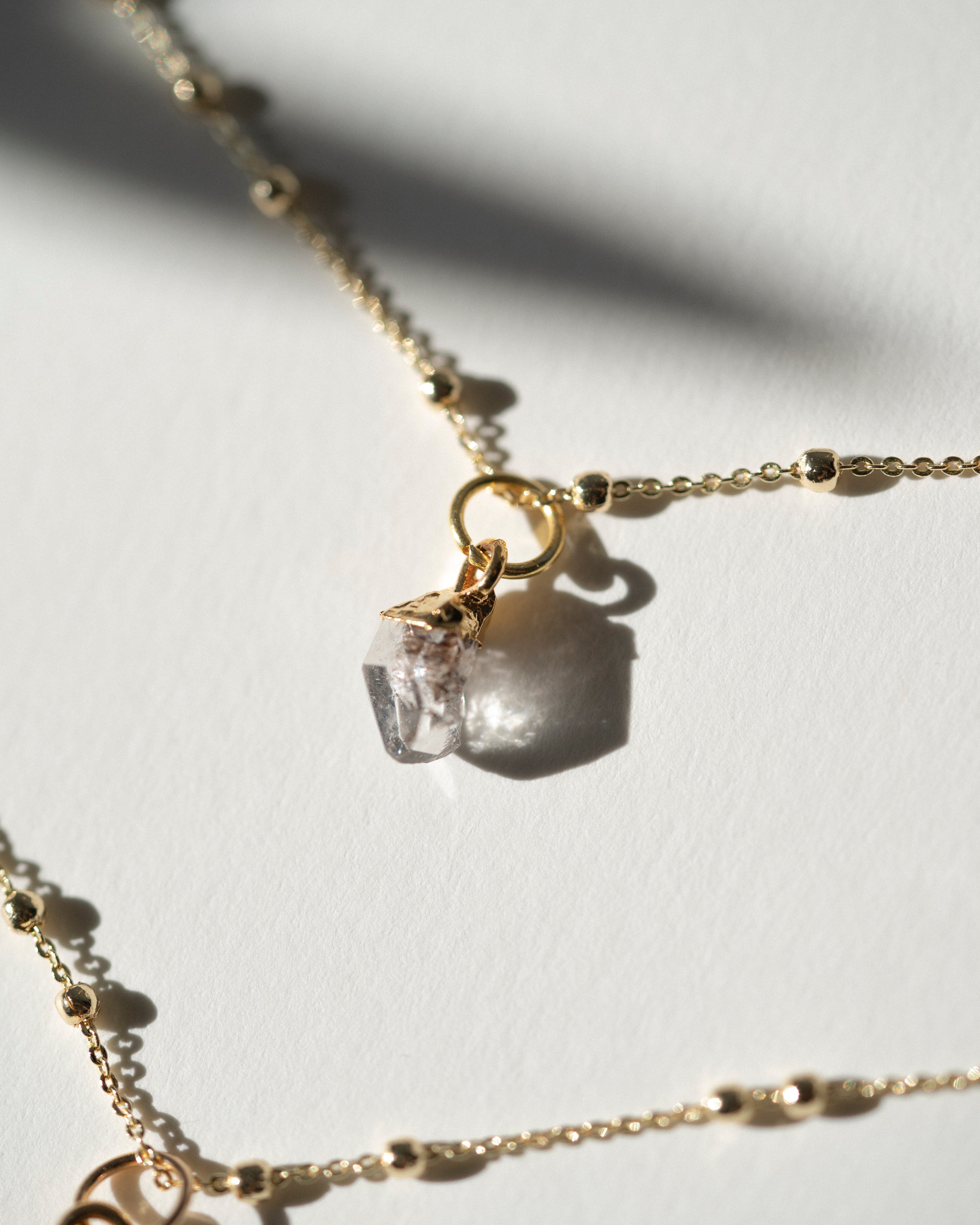 April Birthstone | Herkimer Diamond Necklace