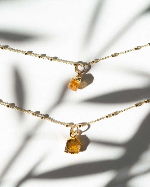 Citrine Necklace | November Birthstone