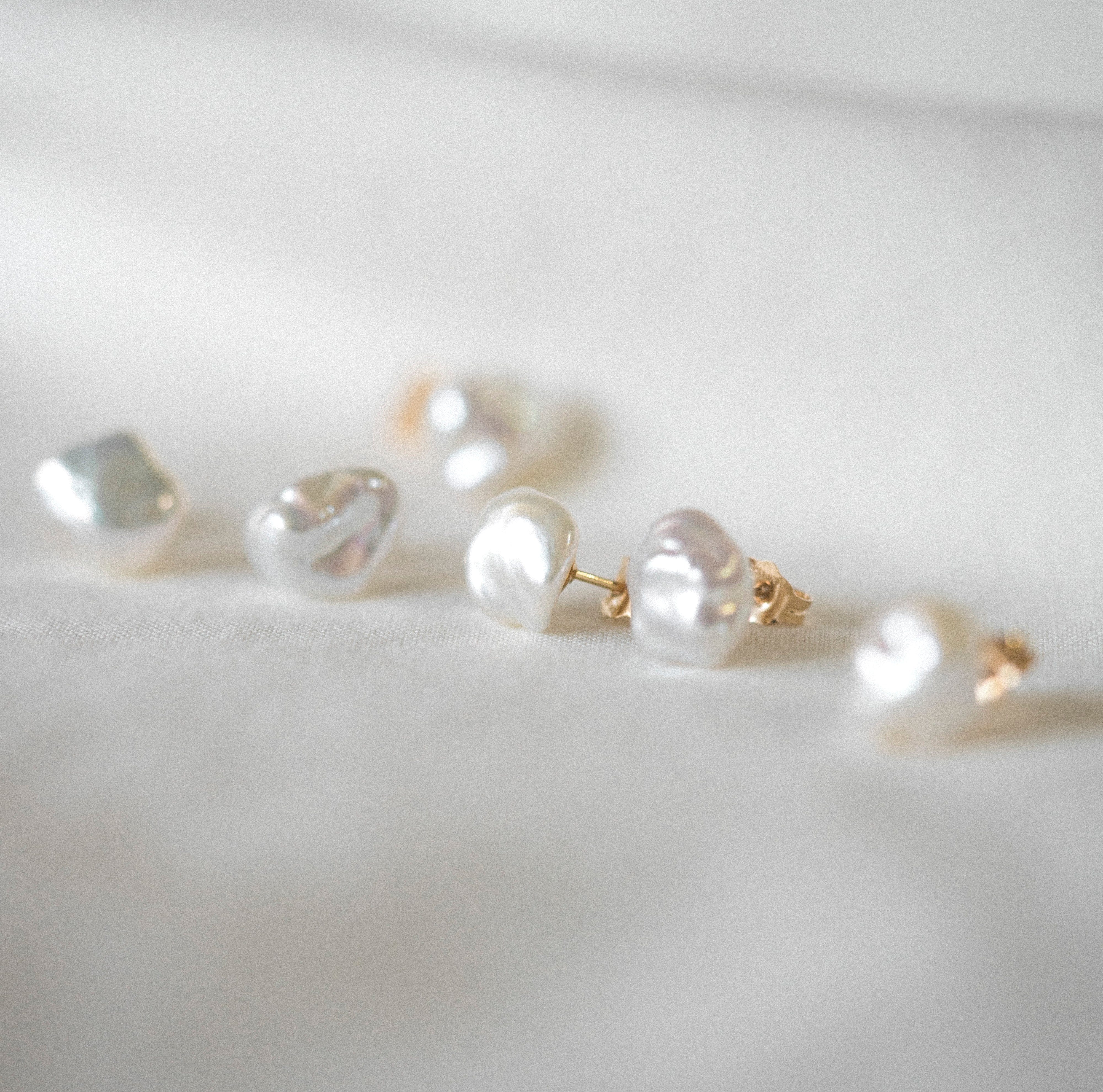 Irregular Pearl Studs