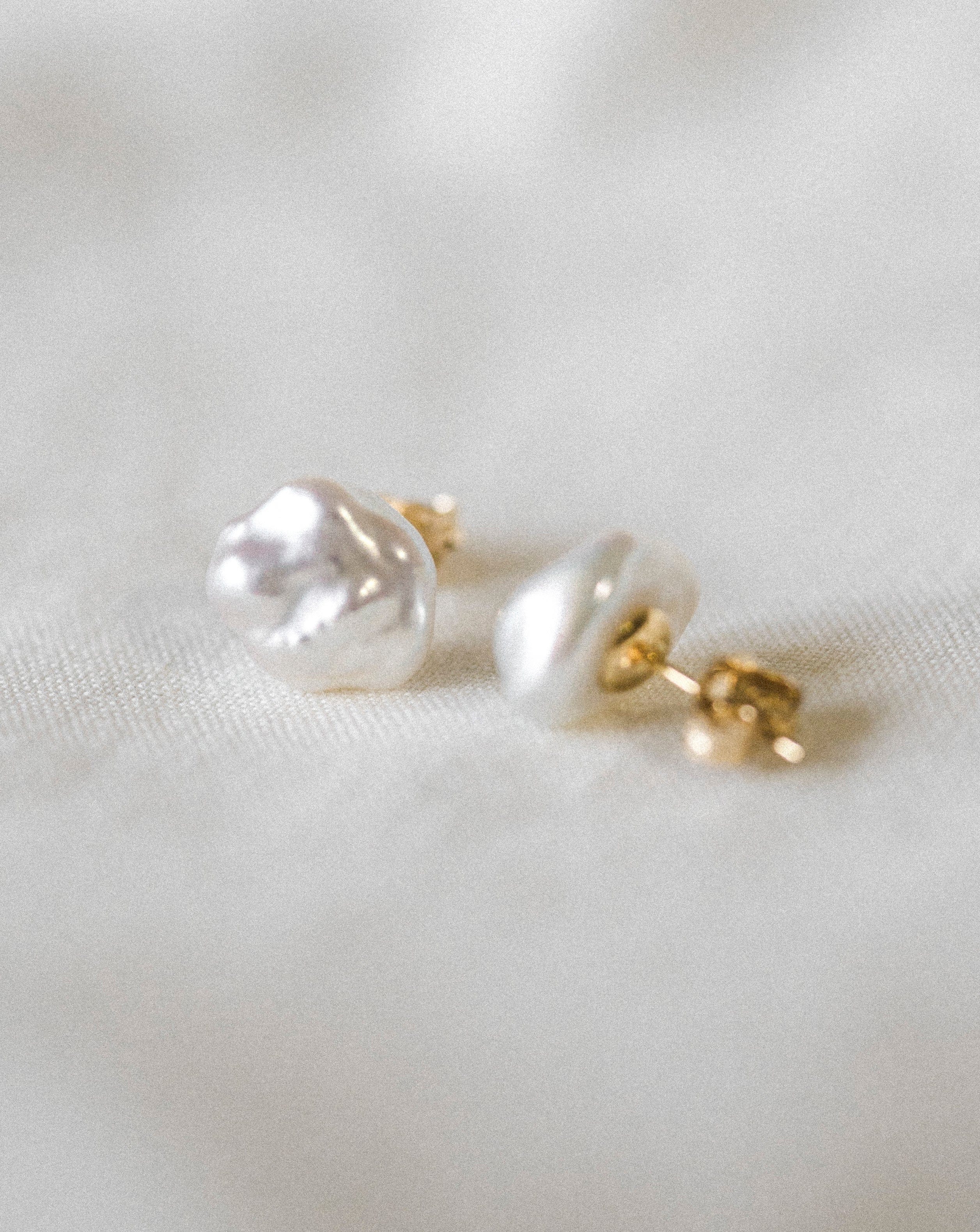 Irregular Pearl Studs