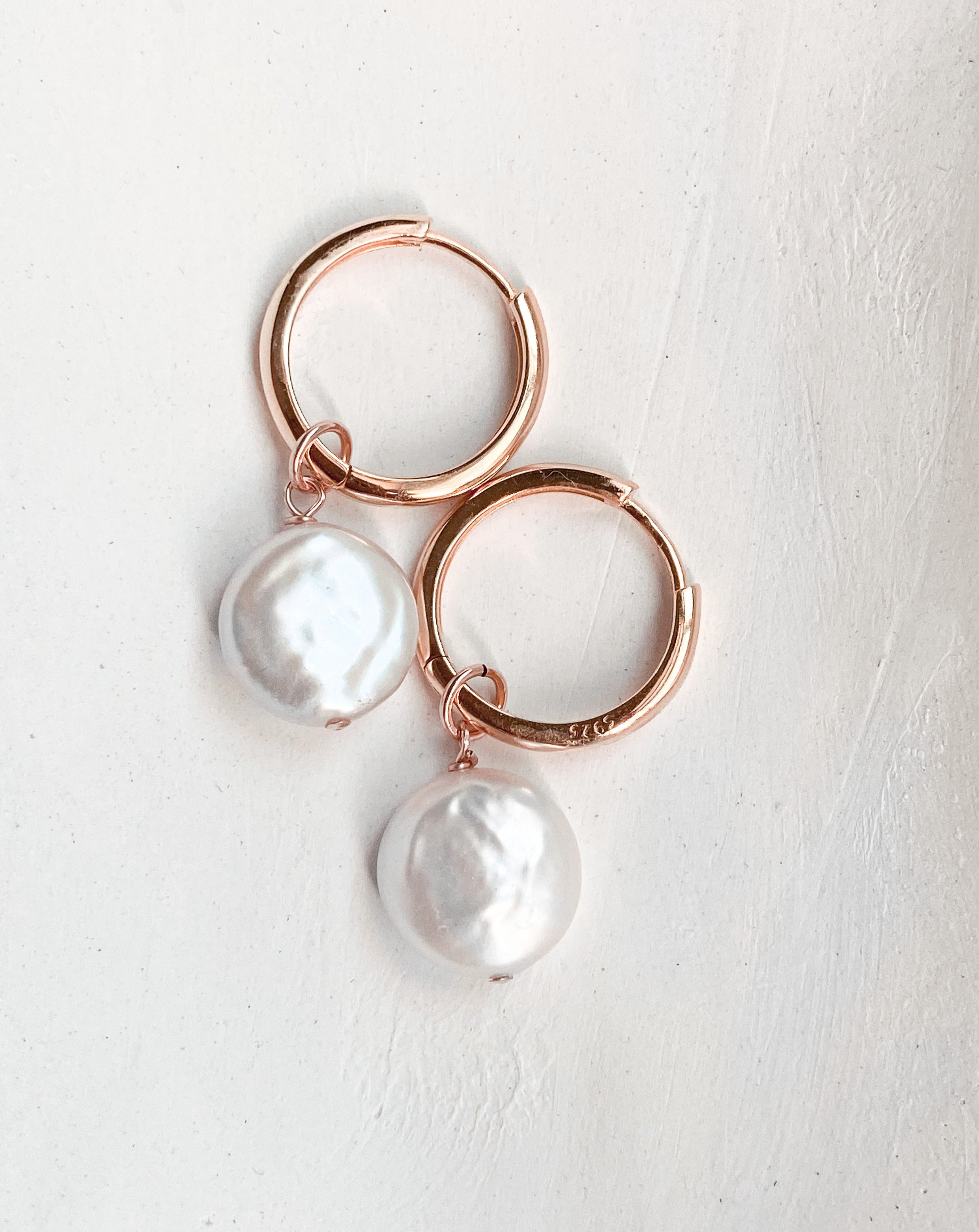 Lua Pearl Hoops