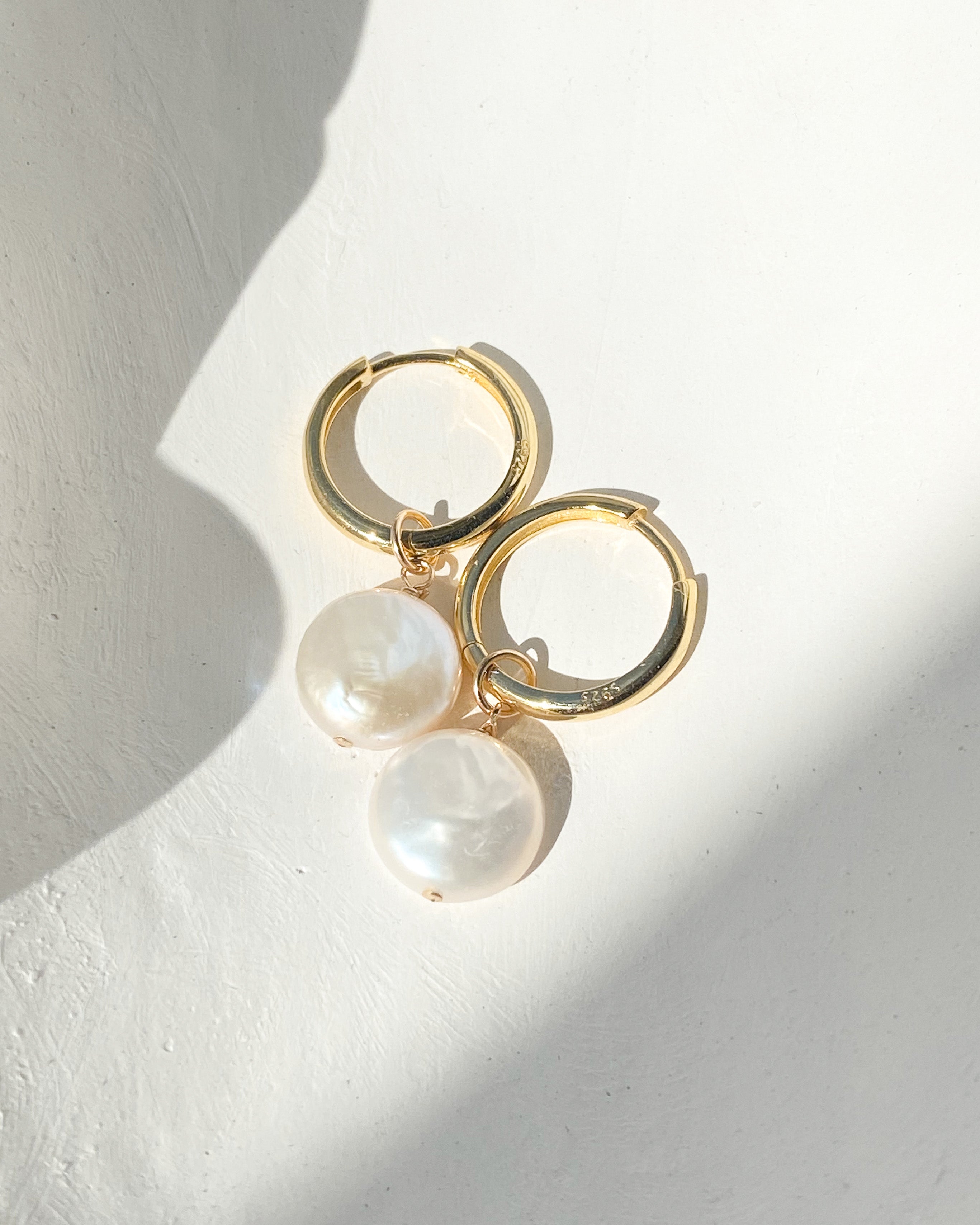 Lua Pearl Hoops