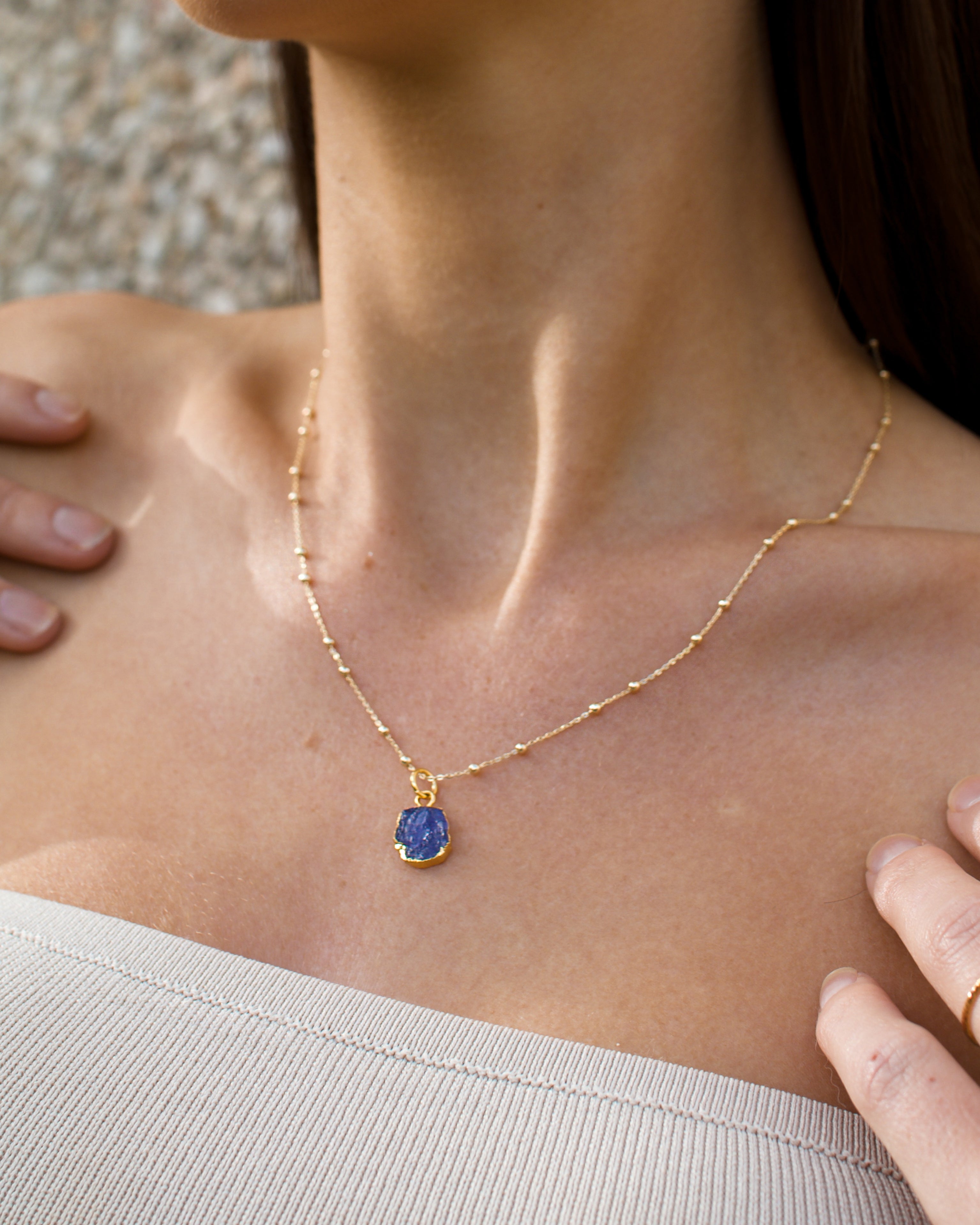 December Birthstone | Tanzanite Necklace