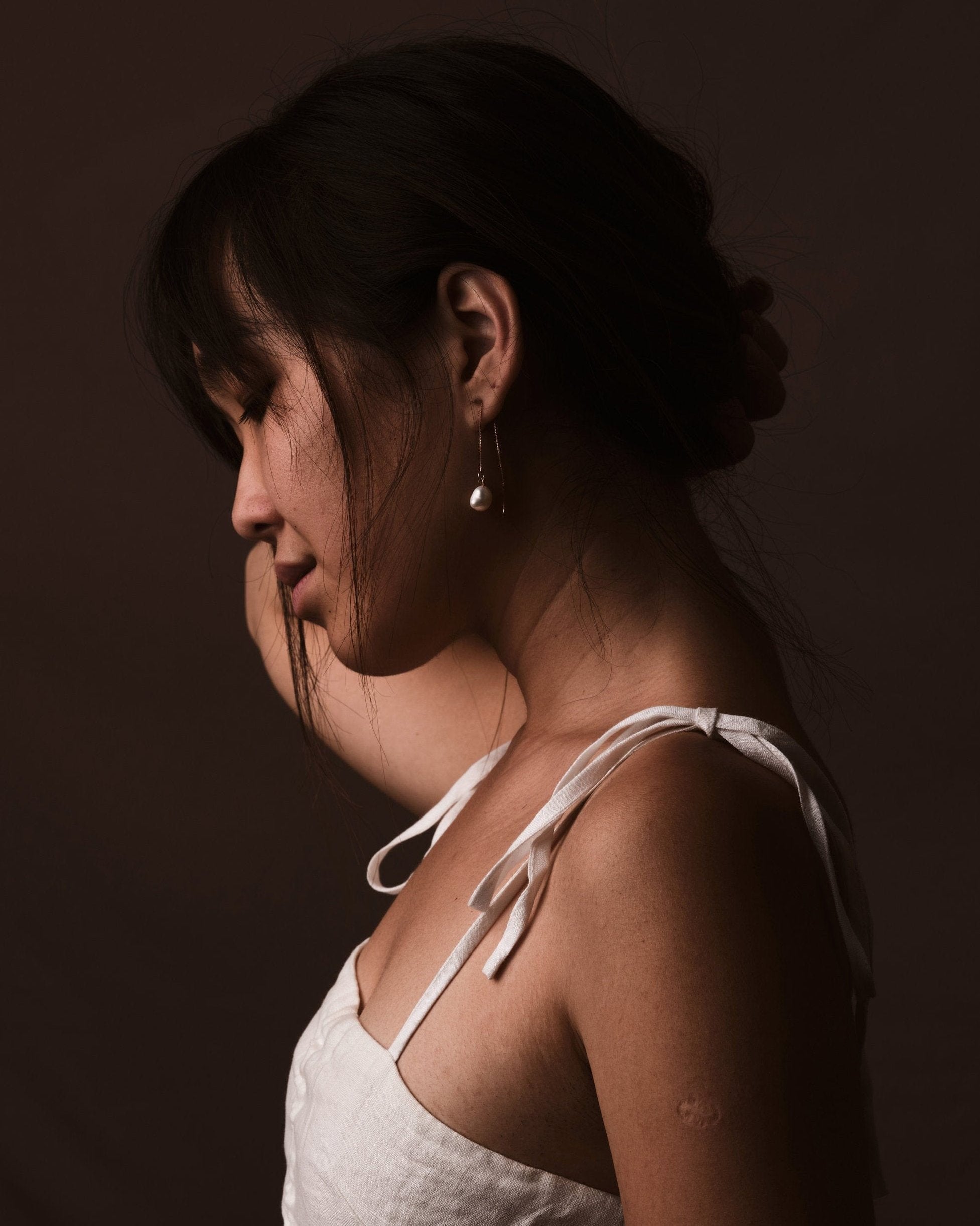 Elisse Pearl Ear Threaders