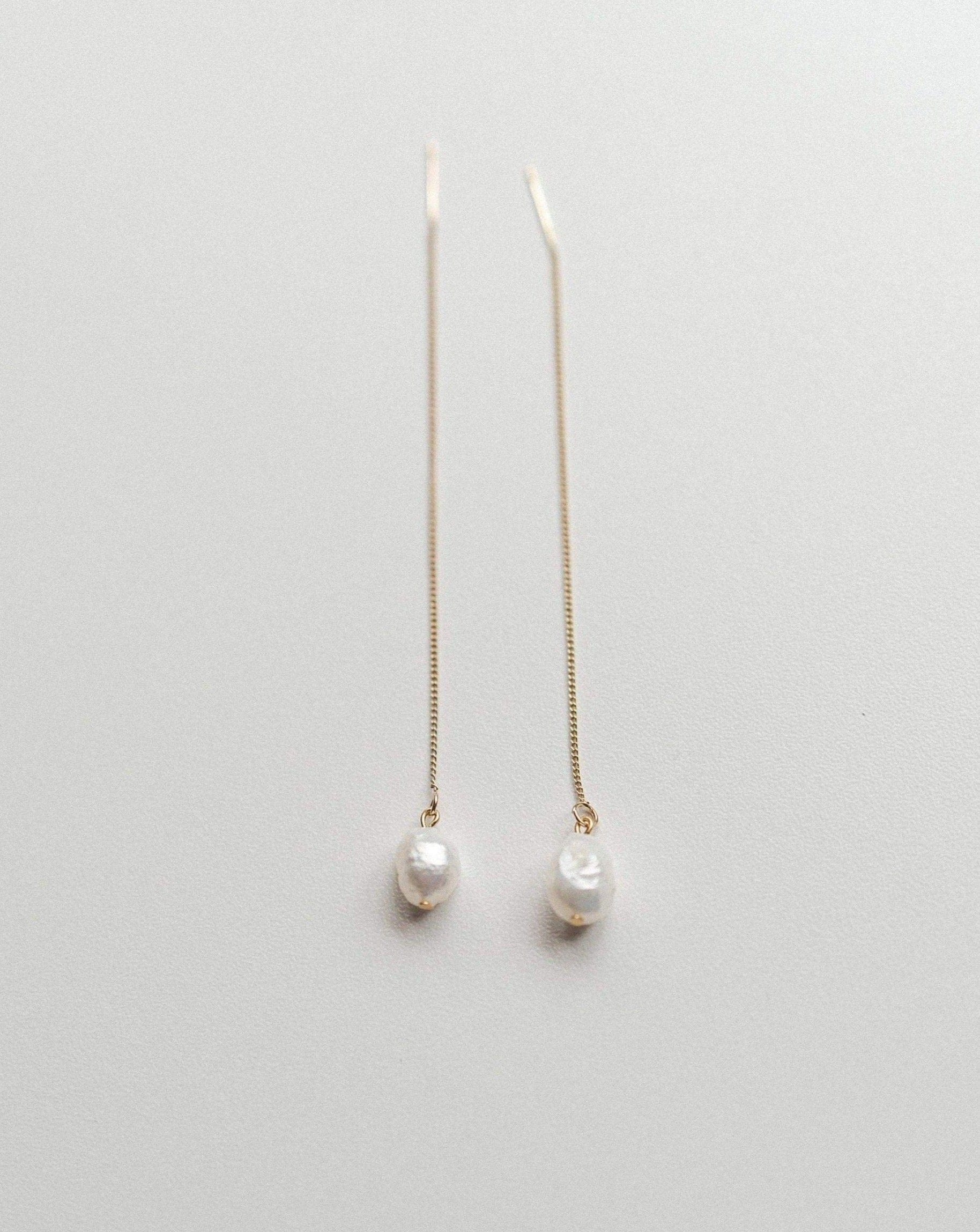 Elisse Pearl Ear Threaders