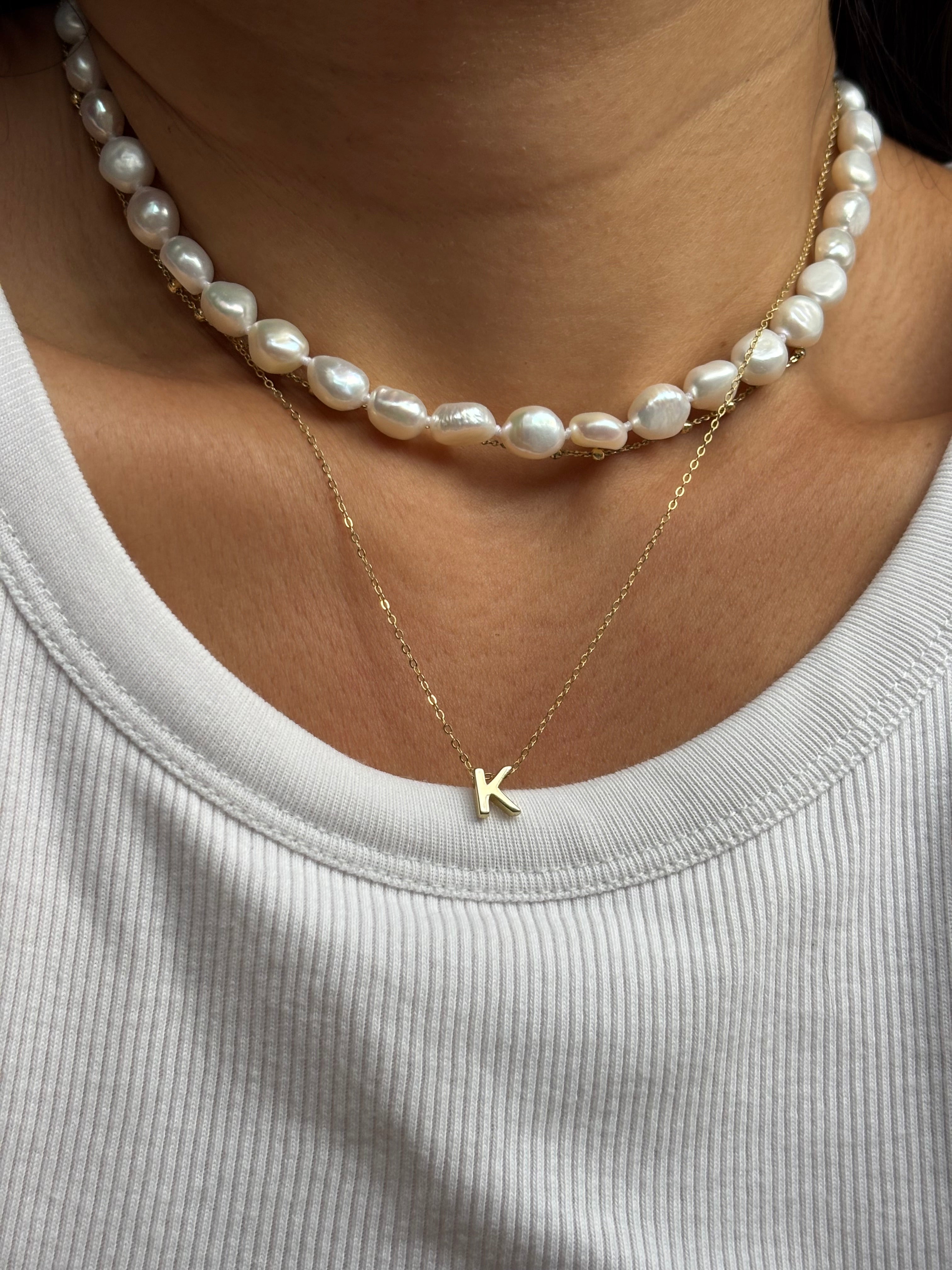 Elisse Single Pearl Choker