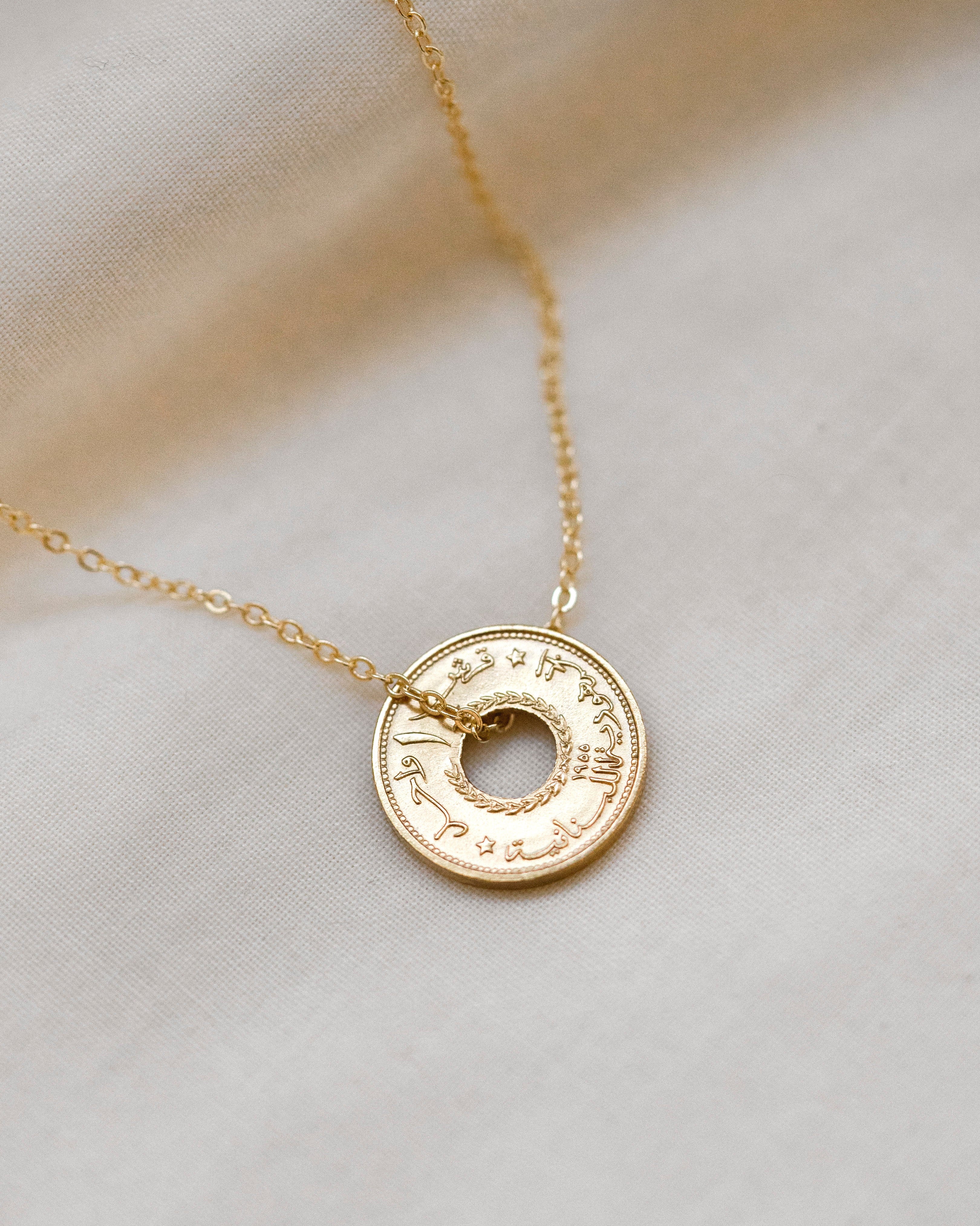 Lebanon | Scriptures Coin Necklace