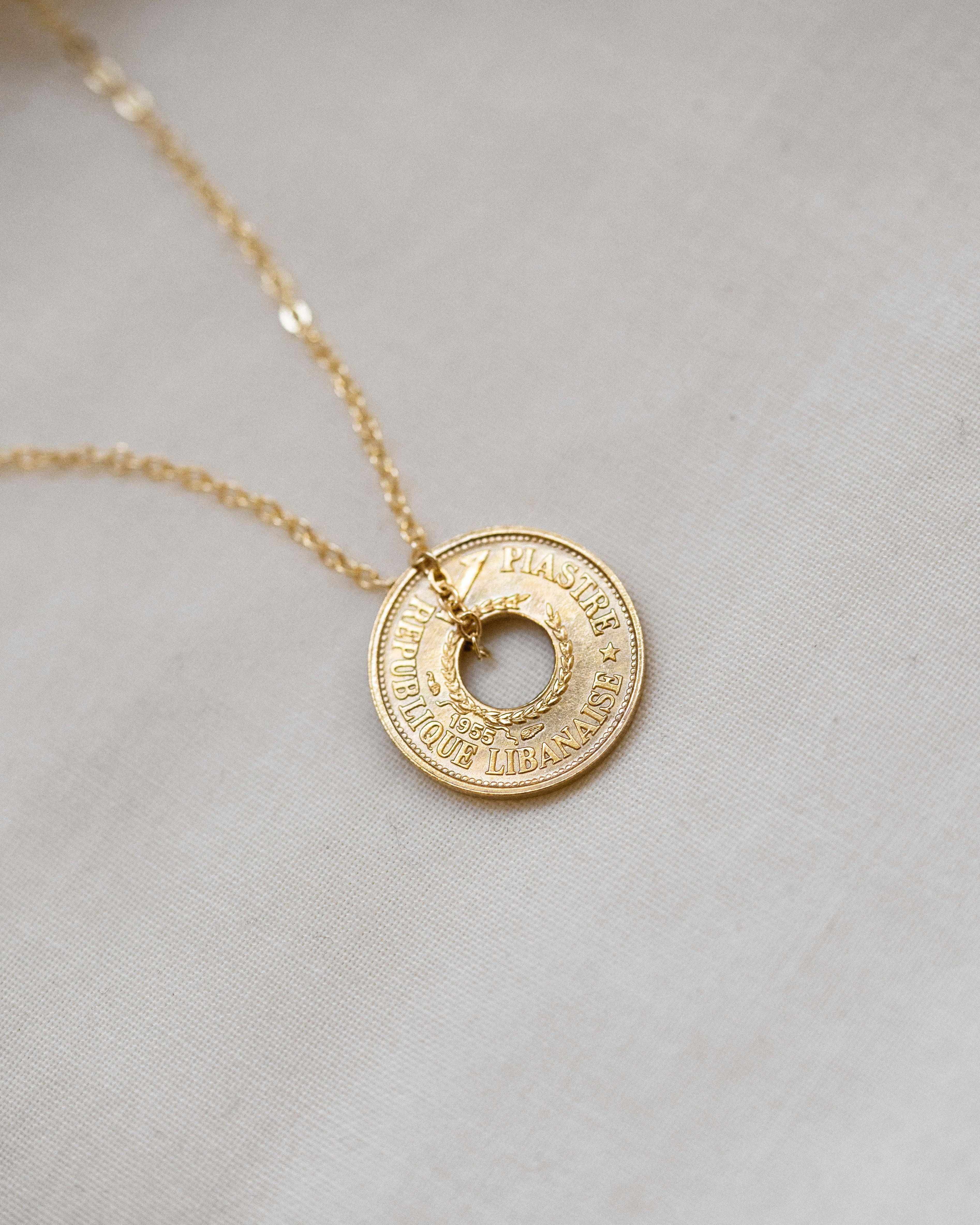 Lebanon | Scriptures Coin Necklace