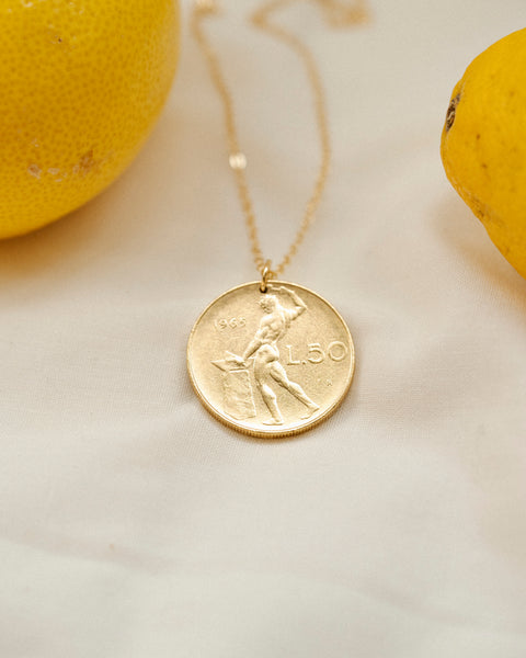 Italy | Vulcan Coin Pendant