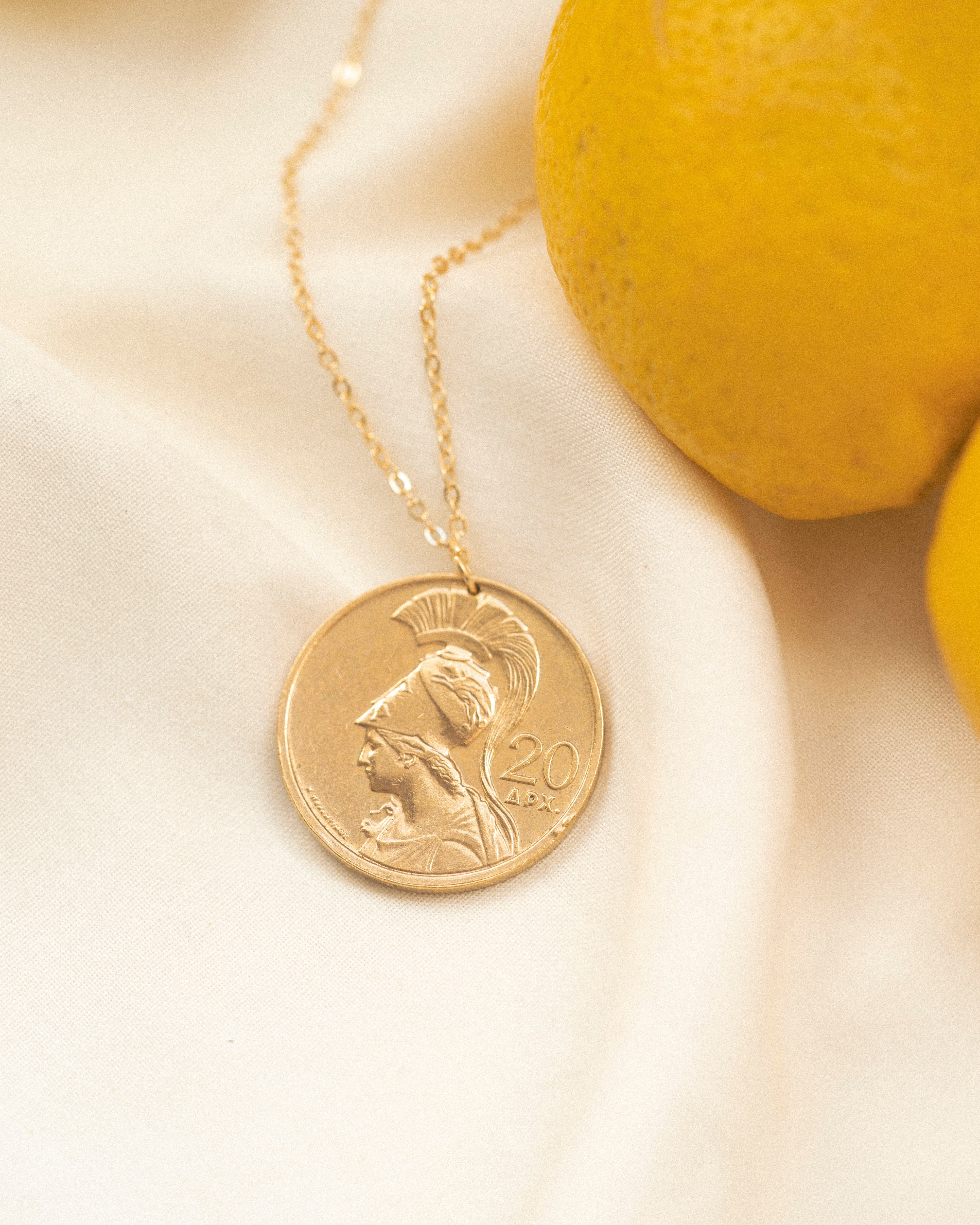 Greece | Athena Coin Necklace