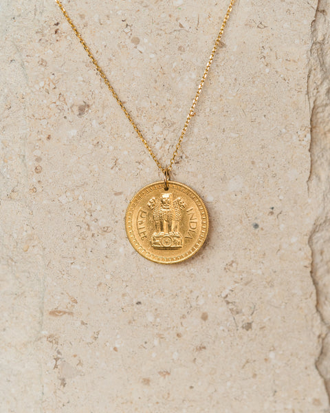 India | Medallion Coin Pendant