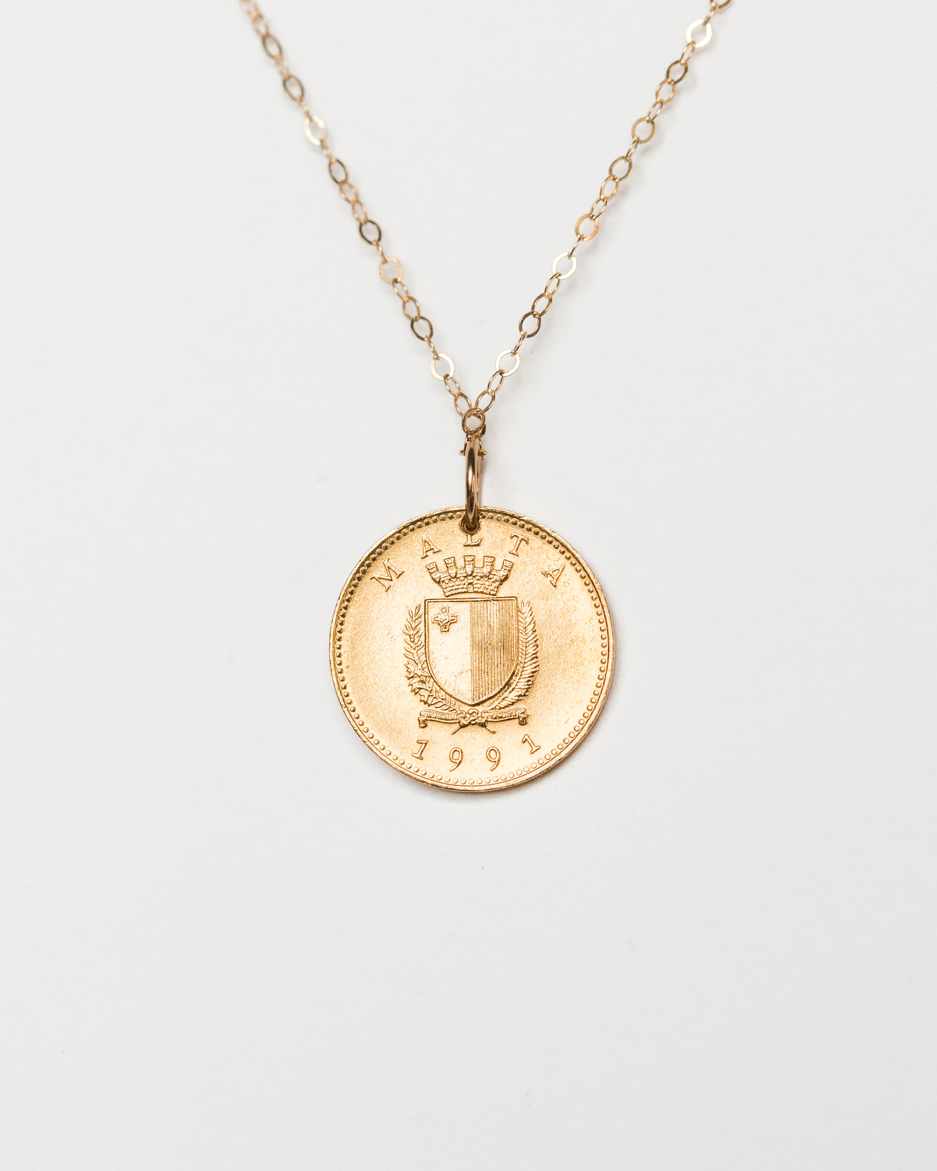 Malta | Shield Coin Necklace