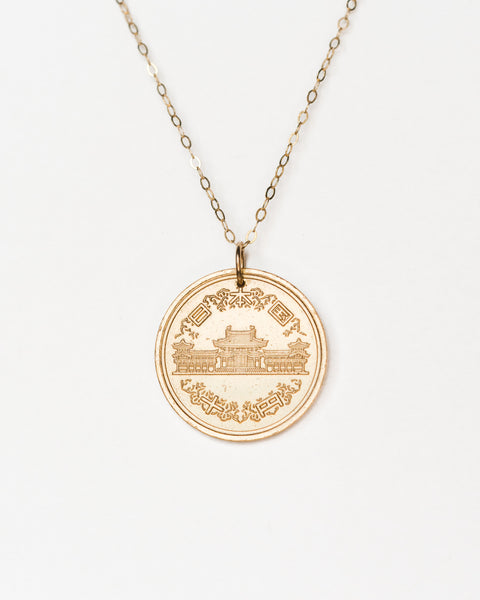 Japan | Temple Coin Pendant