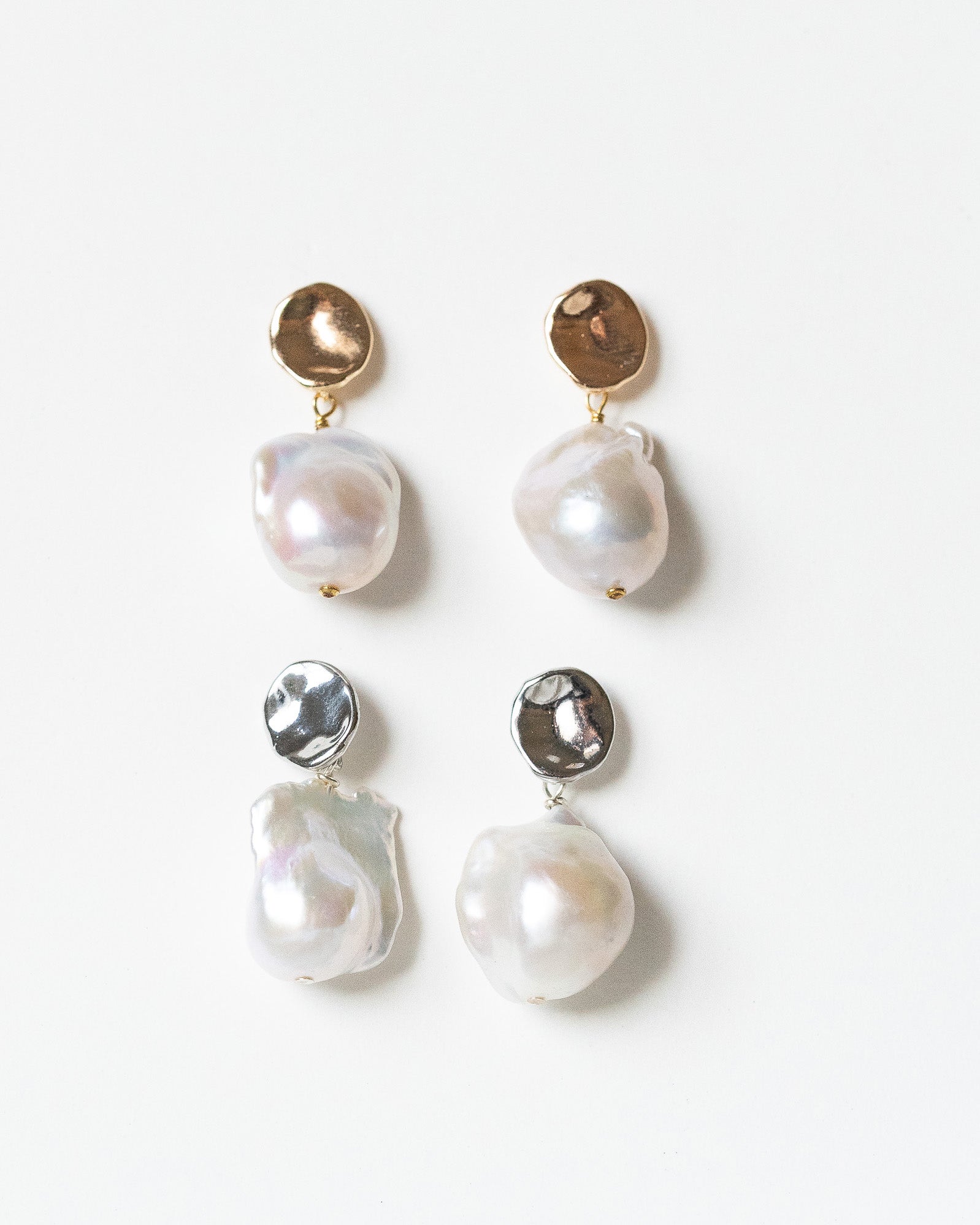Morgana Midi Pearl Earrings